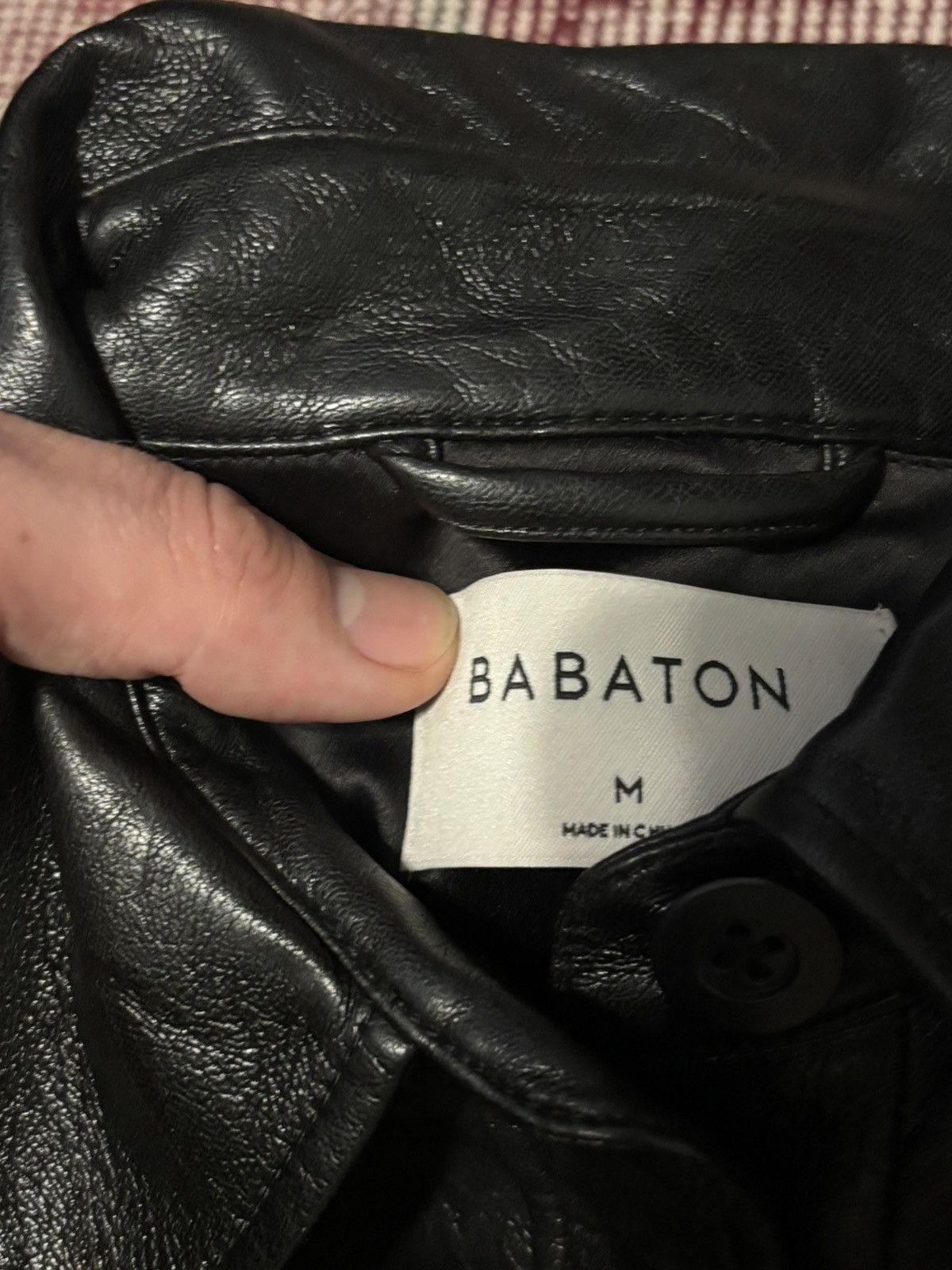 Other Babaton Size Medium Faux Leather shirt Size US M / EU 48-50 / 2 - 3 Thumbnail