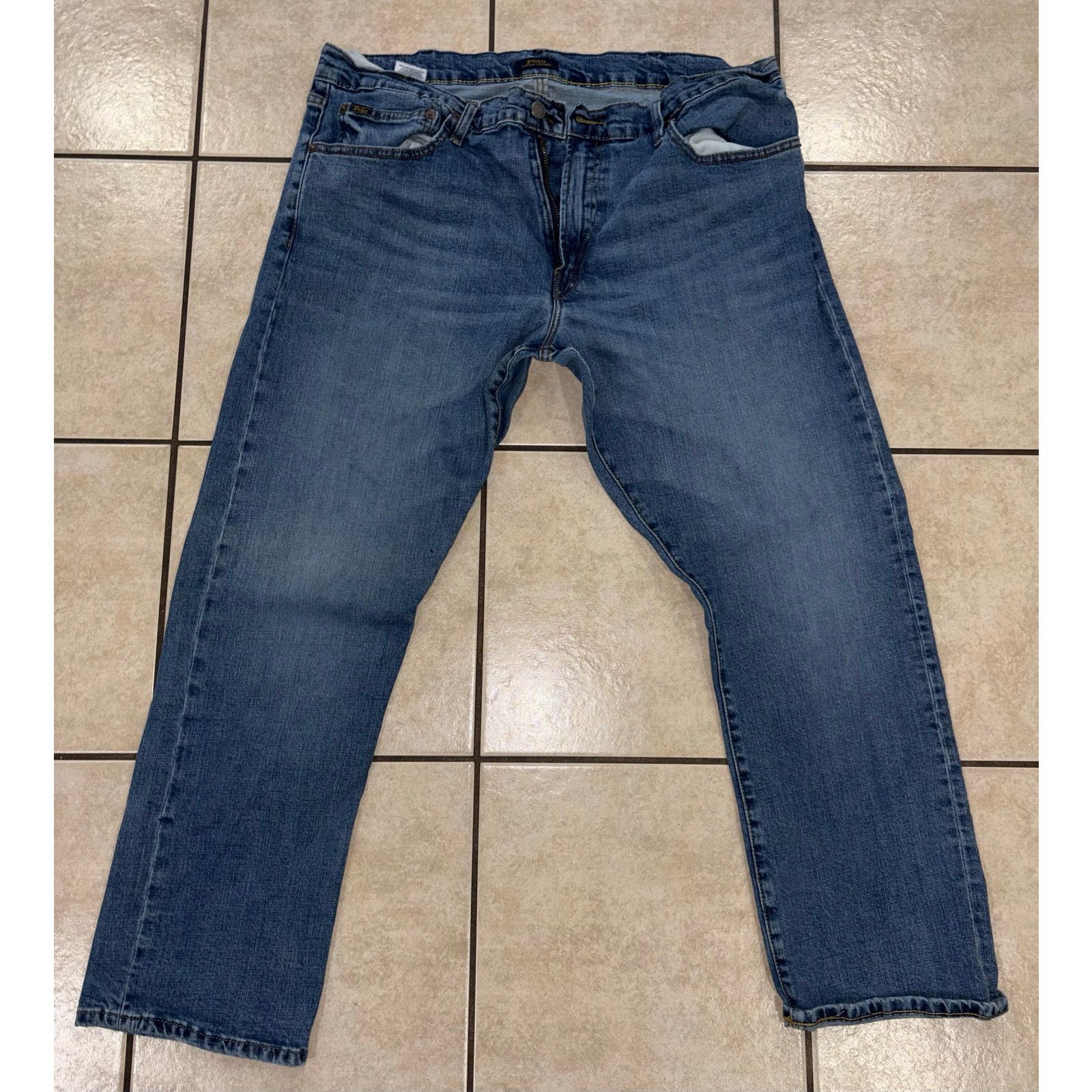 Polo Ralph Lauren Polo Ralph Lauren varick slim straight denim jeans 40/30 Size US 40 / EU 56 - 1 Thumbnail