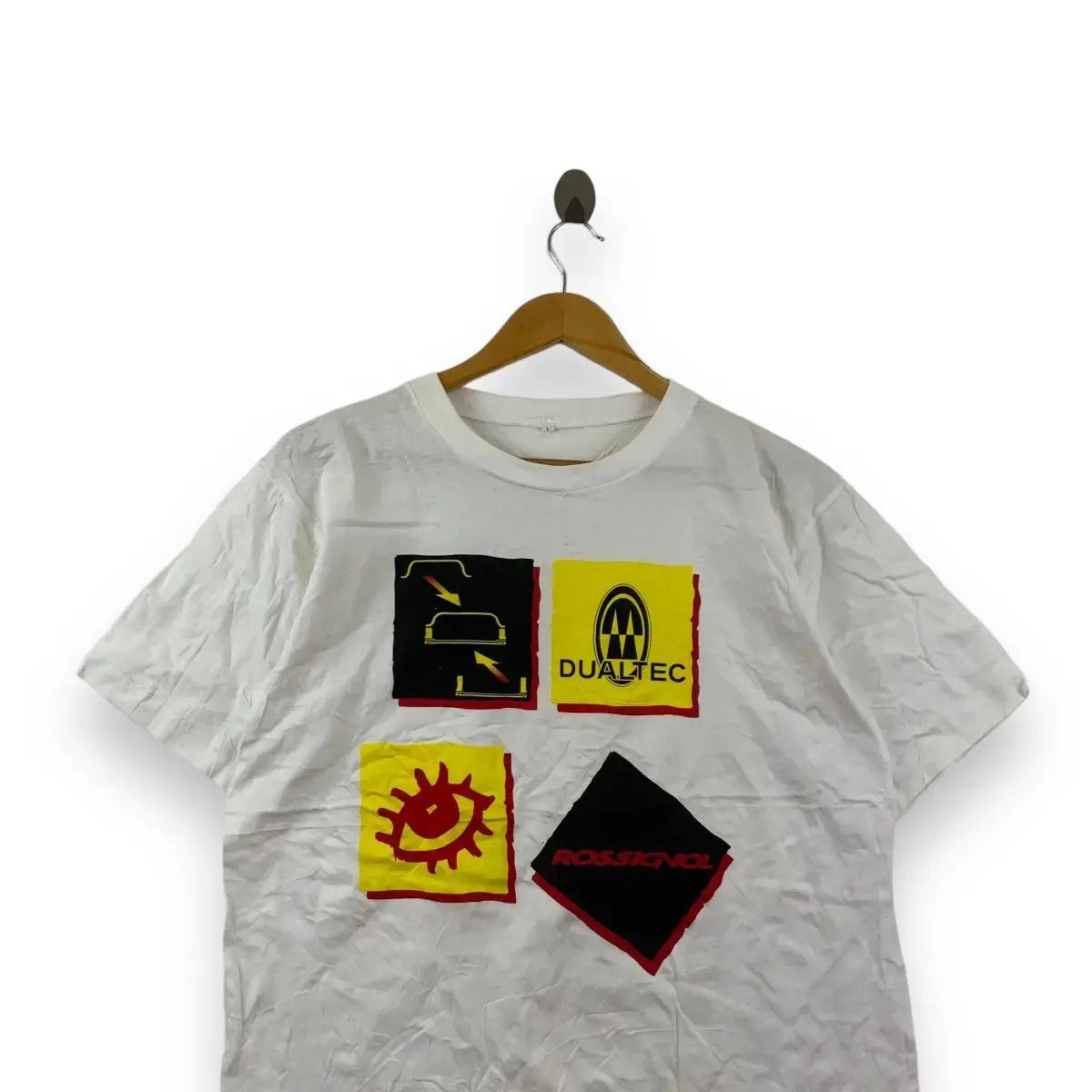 Vintage Vintage ROSSIGNOL DUALTEC SKI Logo All Mountain Tee Shirt Size US L / EU 52-54 / 3 - 2 Thumbnail