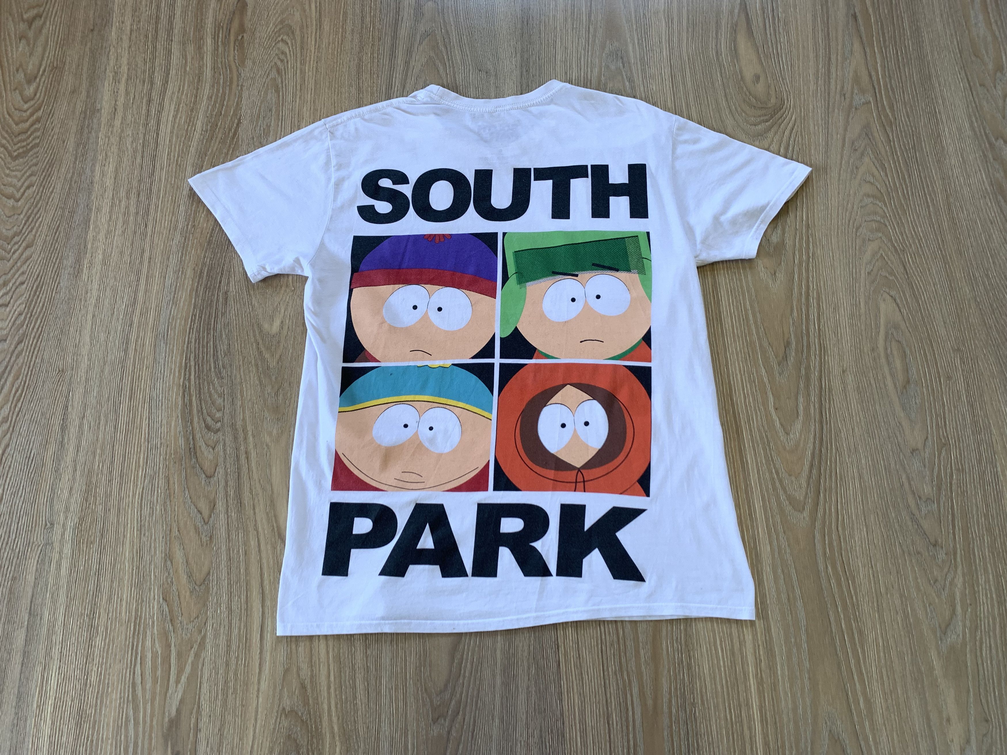 Cartoon Network South Park White Cotton Printed T-Shirt 2023 Size US S / EU 44-46 / 1 - 6 Thumbnail