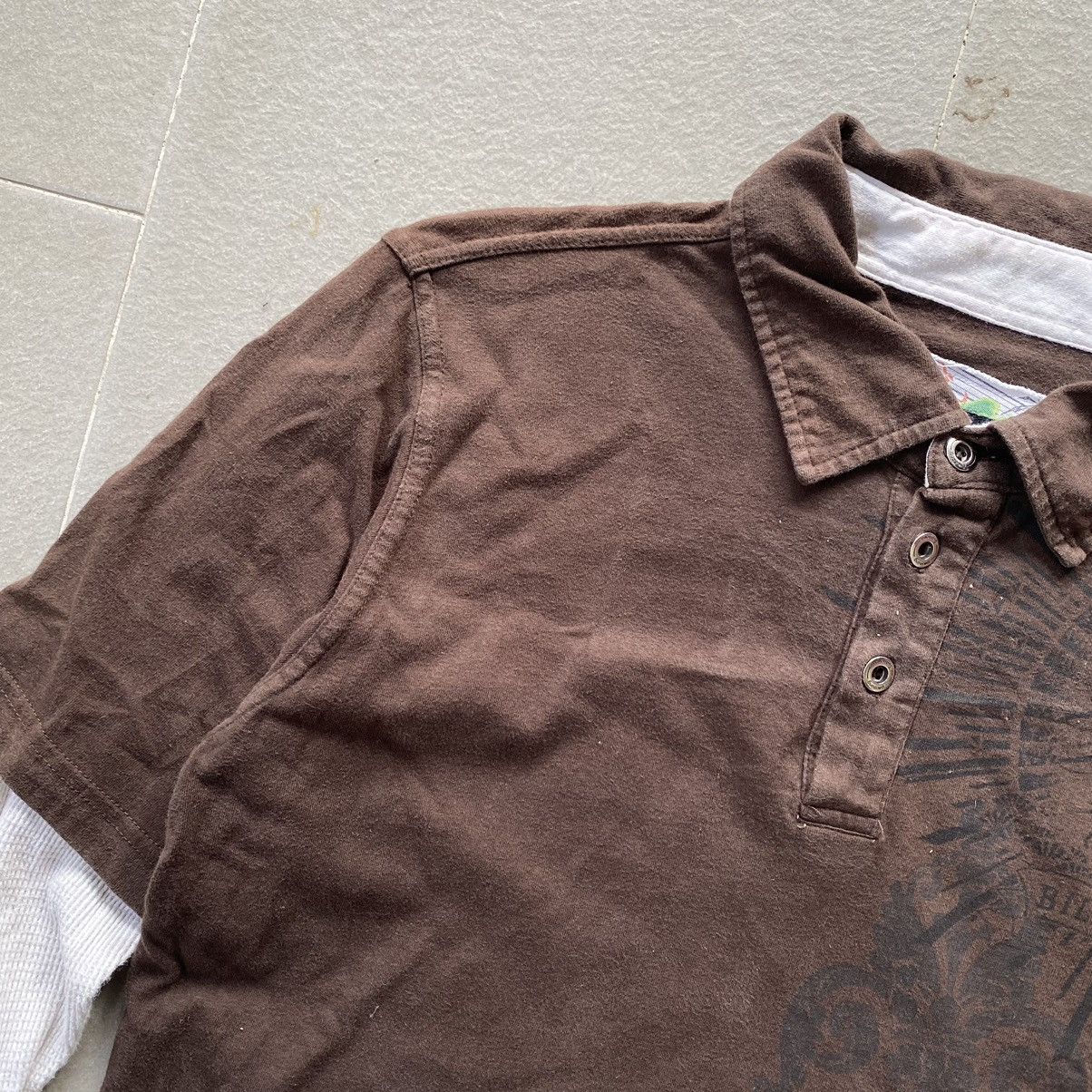 Billabong Billabong y2k collar double layer long sleeve shirt Size US S / EU 44-46 / 1 - 2 Thumbnail
