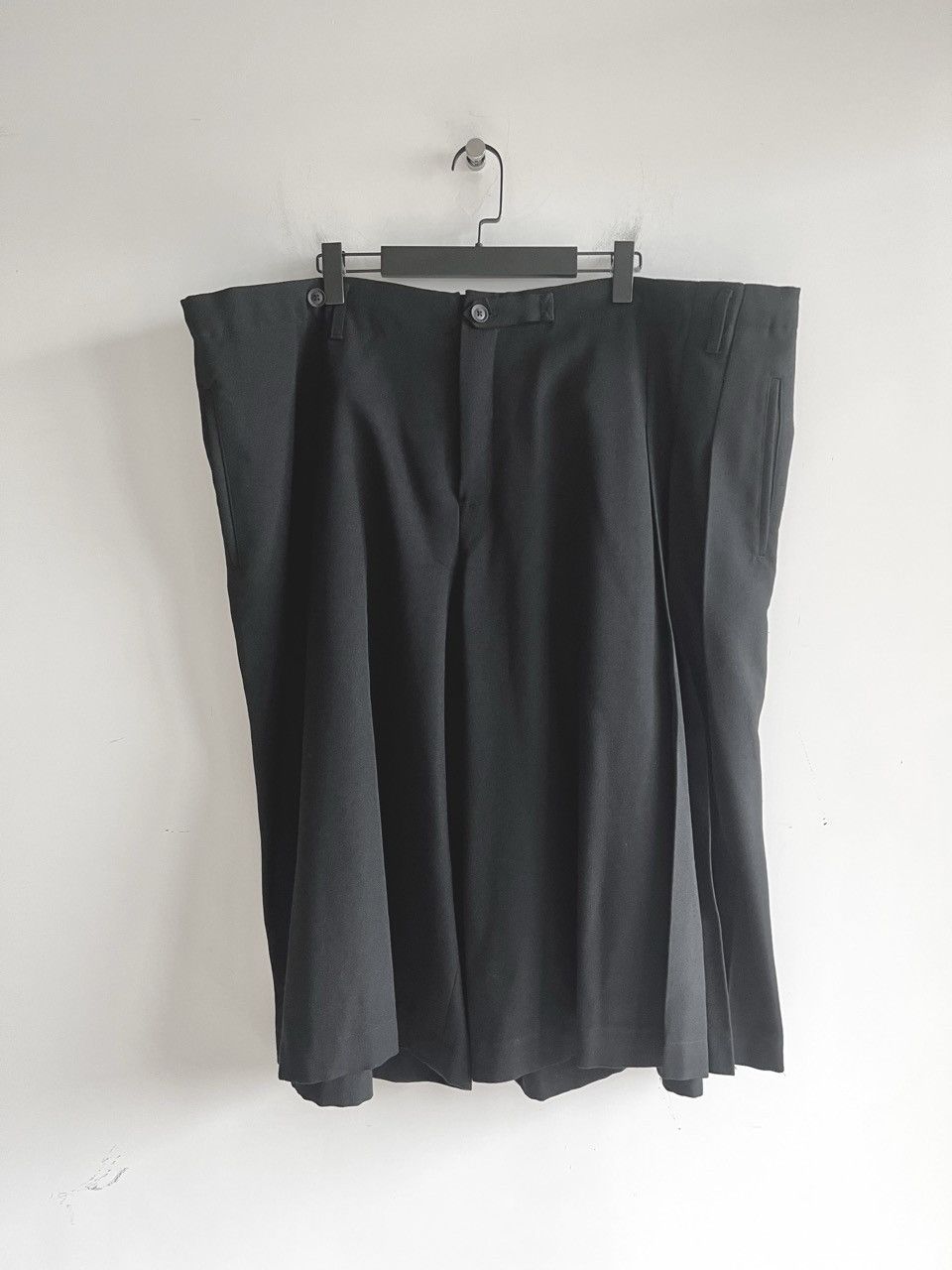 Yohji Yamamoto Yohji Yamamoto Pour Homme ARMY GABARDINE PLEATS SKIRT PANTS Size US 32 / EU 48 - 5 Thumbnail