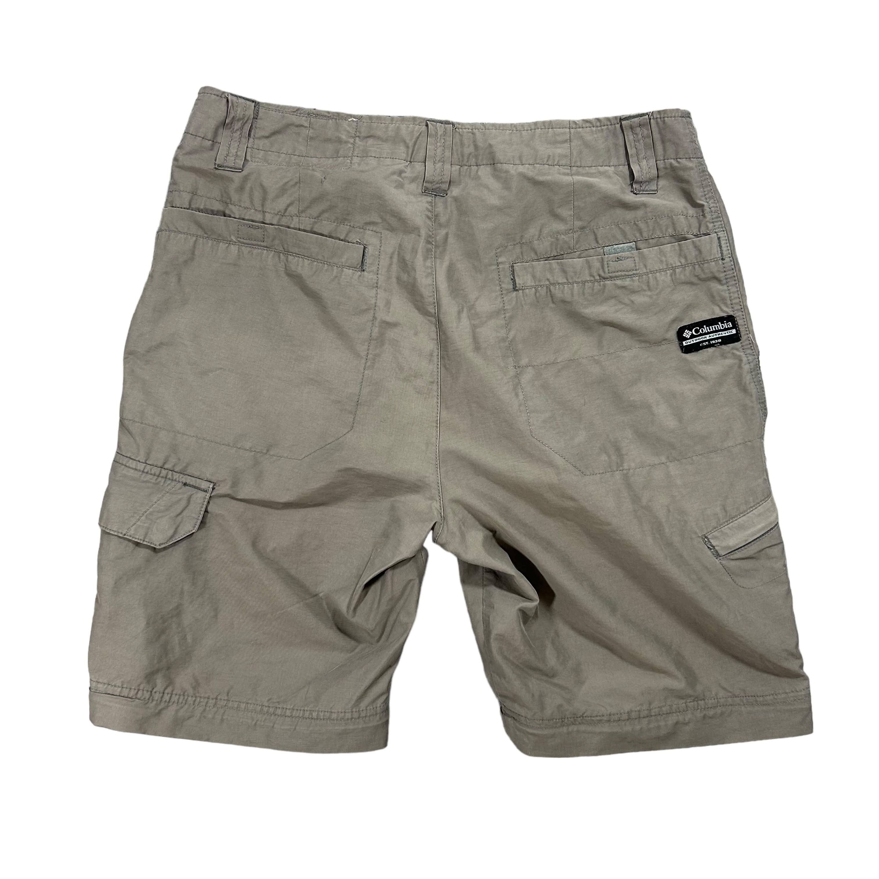Columbia Columbia Gray Cargo Shorts Slim Fit Cotton Nylon Blend 30 Size US 30 / EU 46 - 2 Thumbnail