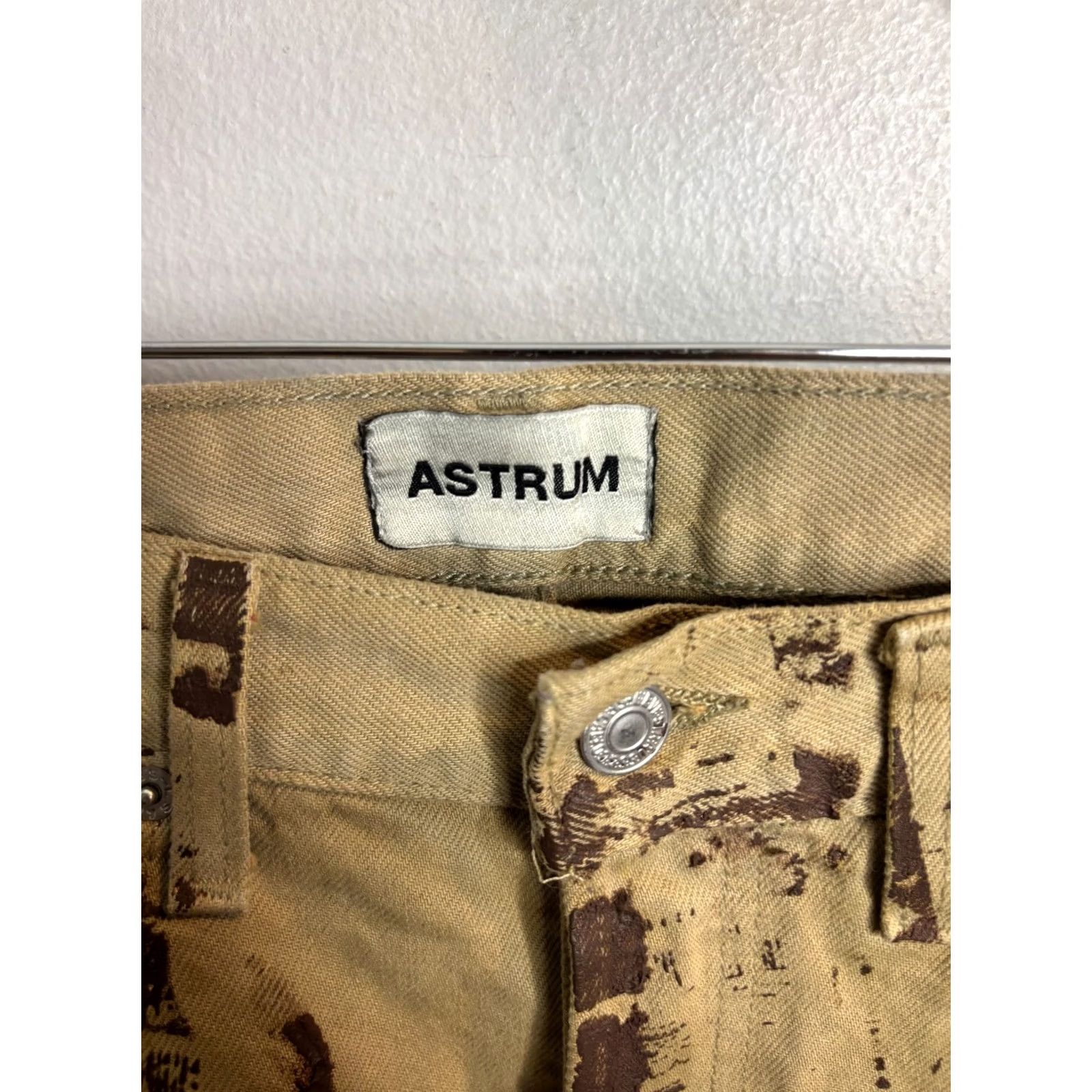 Denime Astrum Mens Jeans Brown Denim 90s USA Straight Size 34 Size US 32 / EU 48 - 3 Thumbnail