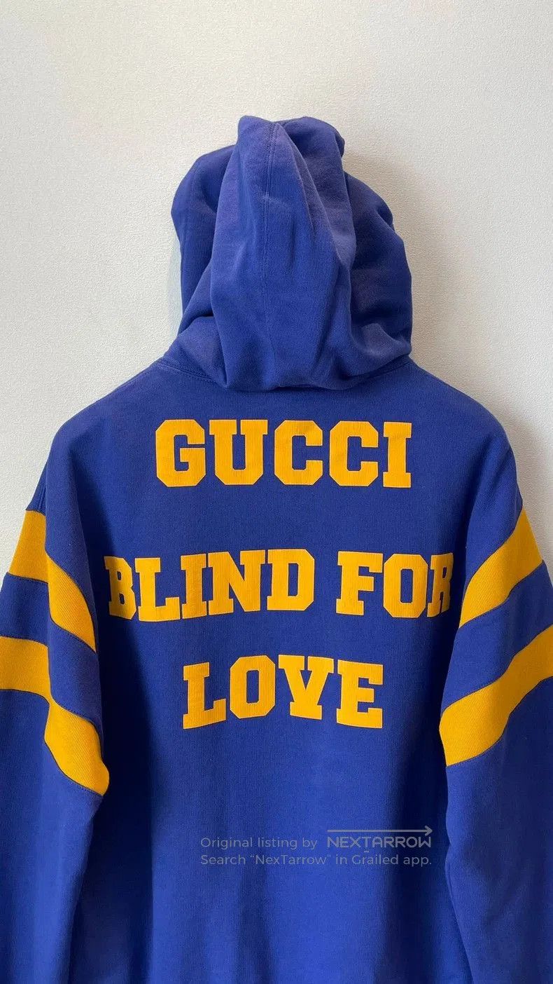 Gucci Gucci Unisex Blue Striped Hoodie. Size US XS / EU 42 / 0 - 6 Thumbnail