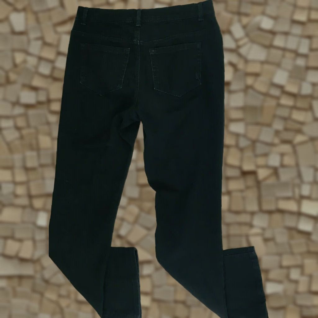 Style & Co Style & Co. Women's Jeans Size 8S Black Tummy Control Modern Boot Skinny Denim Jeans Women 8S Black Slim Stretch Petite Size 30" / US 8 / IT 44 - 1 Thumbnail