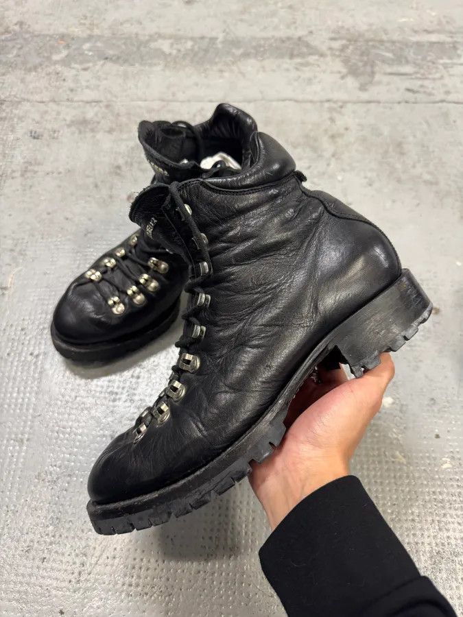 Dsquared2 Dsquared2 Hiking Boots Black Leather Boots Size US 8.5 / EU 41-42 - 5 Thumbnail