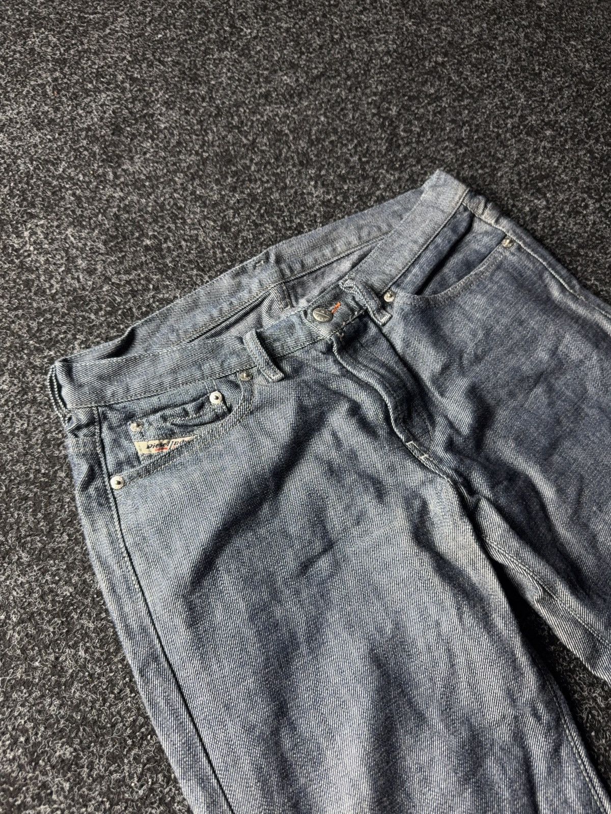 Designer × Diesel Vintage Diesel Flared Jeans Made in Italy Y2K Low Rise Size 30" / US 8 / IT 44 - 6 Thumbnail
