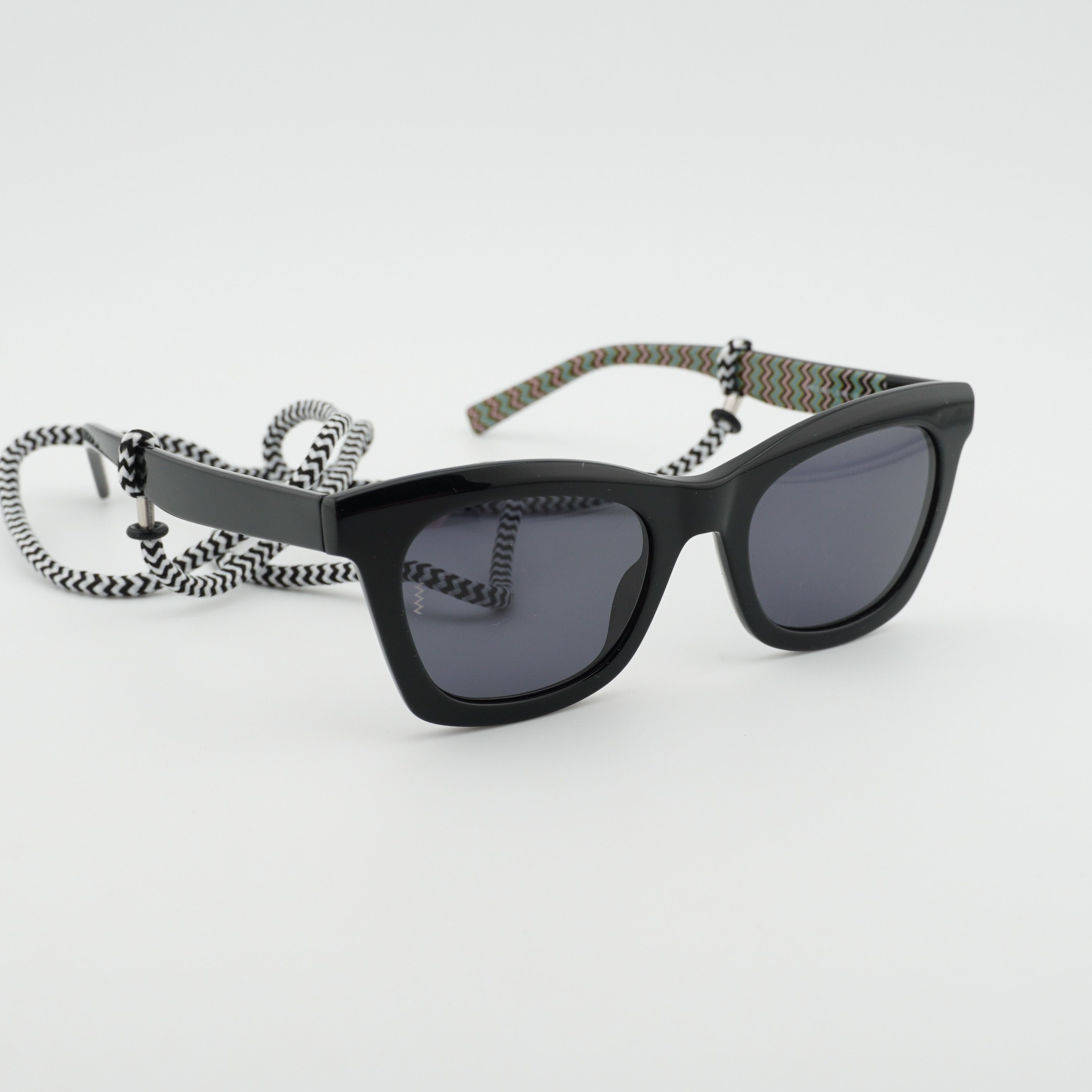 Missoni M Missoni MMI 0089/S 0807 IR Sunglasses Shiny Black Square Size ONE SIZE - 1 Thumbnail
