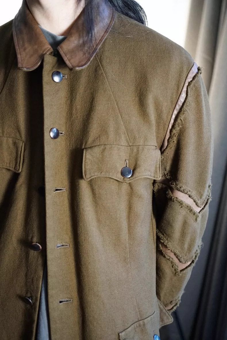 Yohji Yamamoto Yohji Yamamoto Yohji Yamamoto Kangaroo Skin Military Style Size US S / EU 44-46 / 1 - 3 Thumbnail