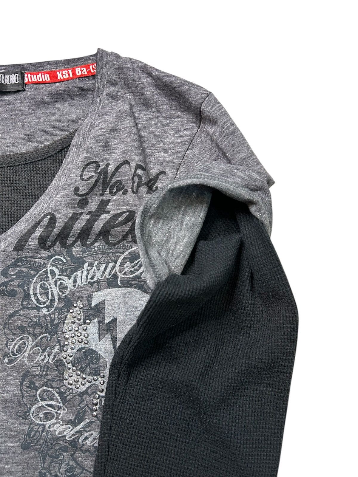 If Six Was Nine VINTAGE BA-TSU STUDIO DOUBLE SLEEVE TEE SHIRT Size US S / EU 44-46 / 1 - 4 Thumbnail