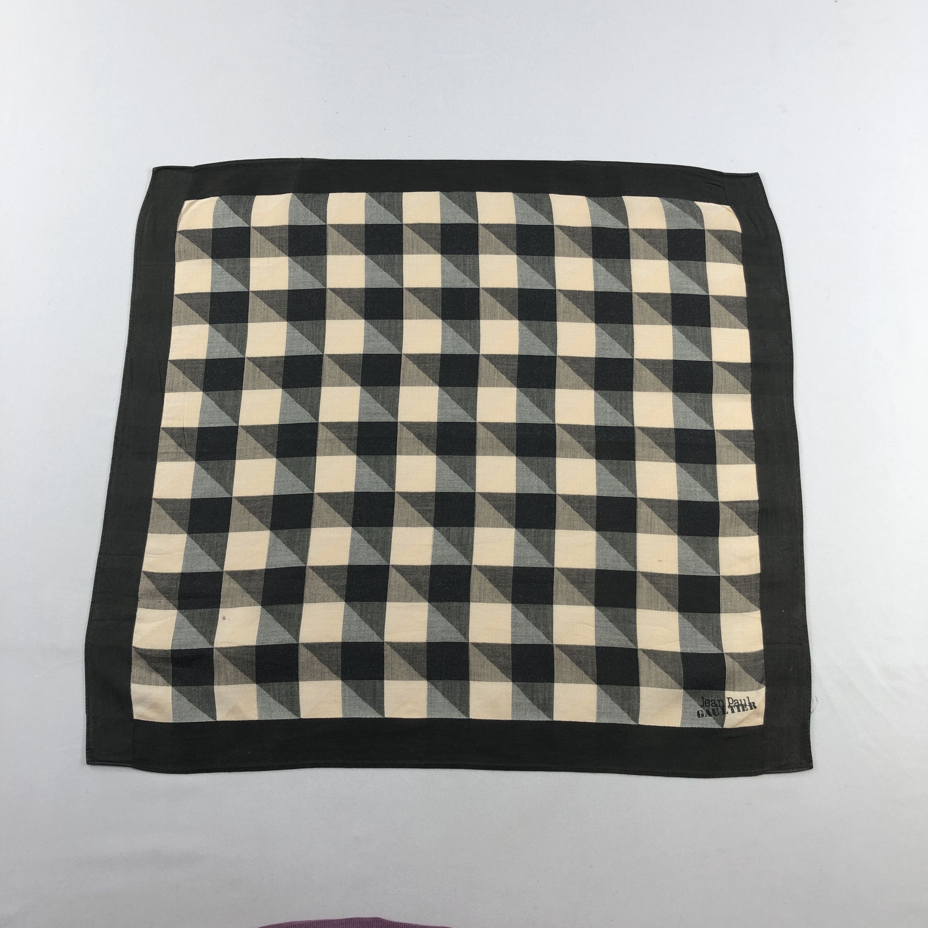 Jean Paul Gaultier Jean Paul Gaultier Handkerchief Neckerchief Bandana H3088 Size ONE SIZE - 1 Thumbnail