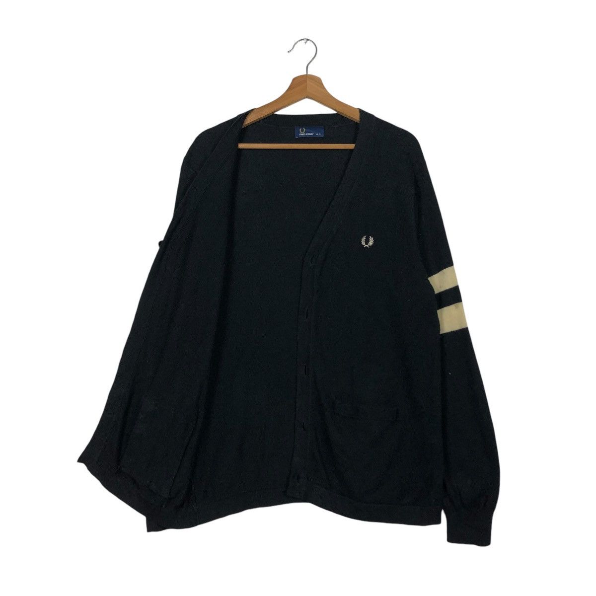 Fred Perry 🔥VINTAGE BOMBER CARDIGAN JACKET FRED PERRY Size US S / EU 44-46 / 1 - 13 Thumbnail