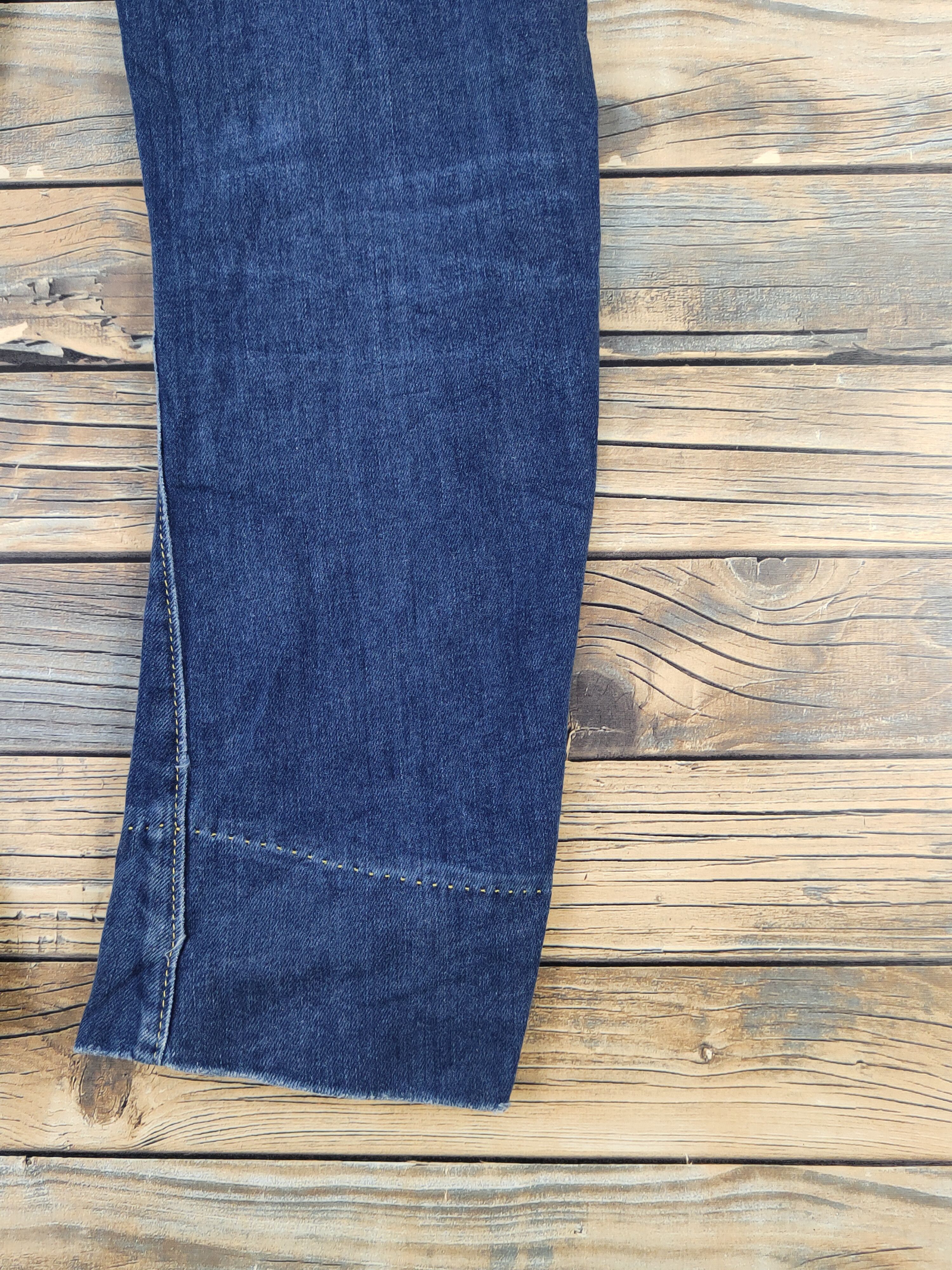 Vintage No Lita Italy Blue Distressed Ripped Jeans #W1949 Size 28" / US 6 / IT 42 - 12 Thumbnail