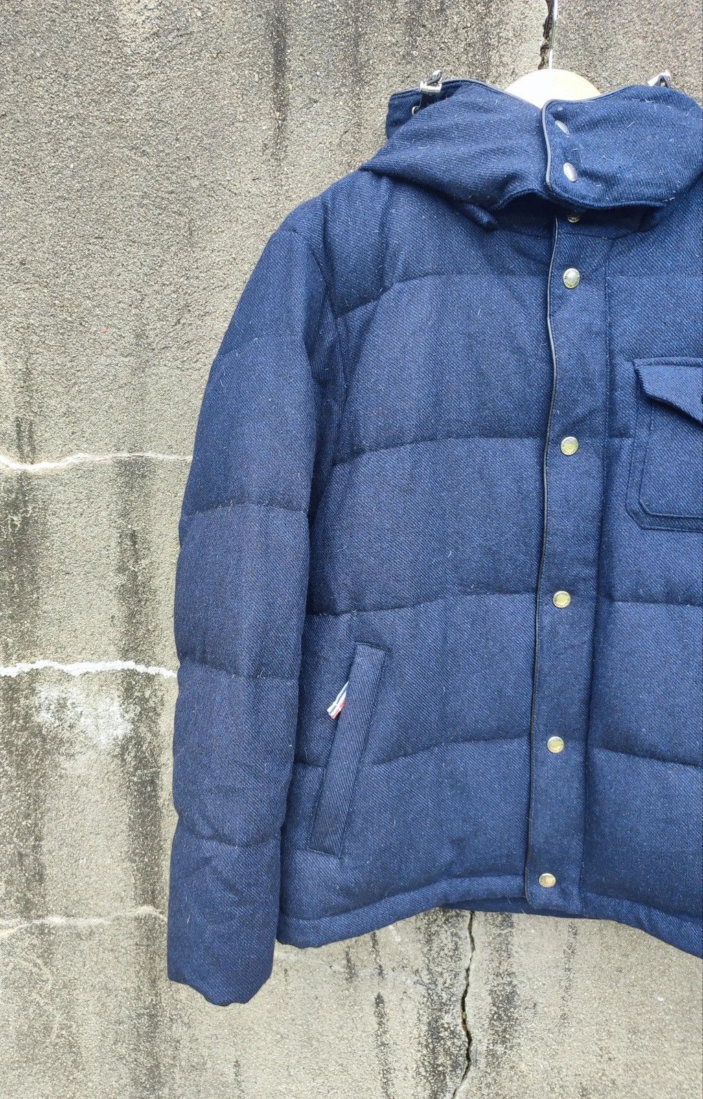Beams Plus × Designer × Japanese Brand Beams Heart Navy Wool-Blend Down Jacket Japanese Streetwear Size US L / EU 52-54 / 3 - 8 Thumbnail