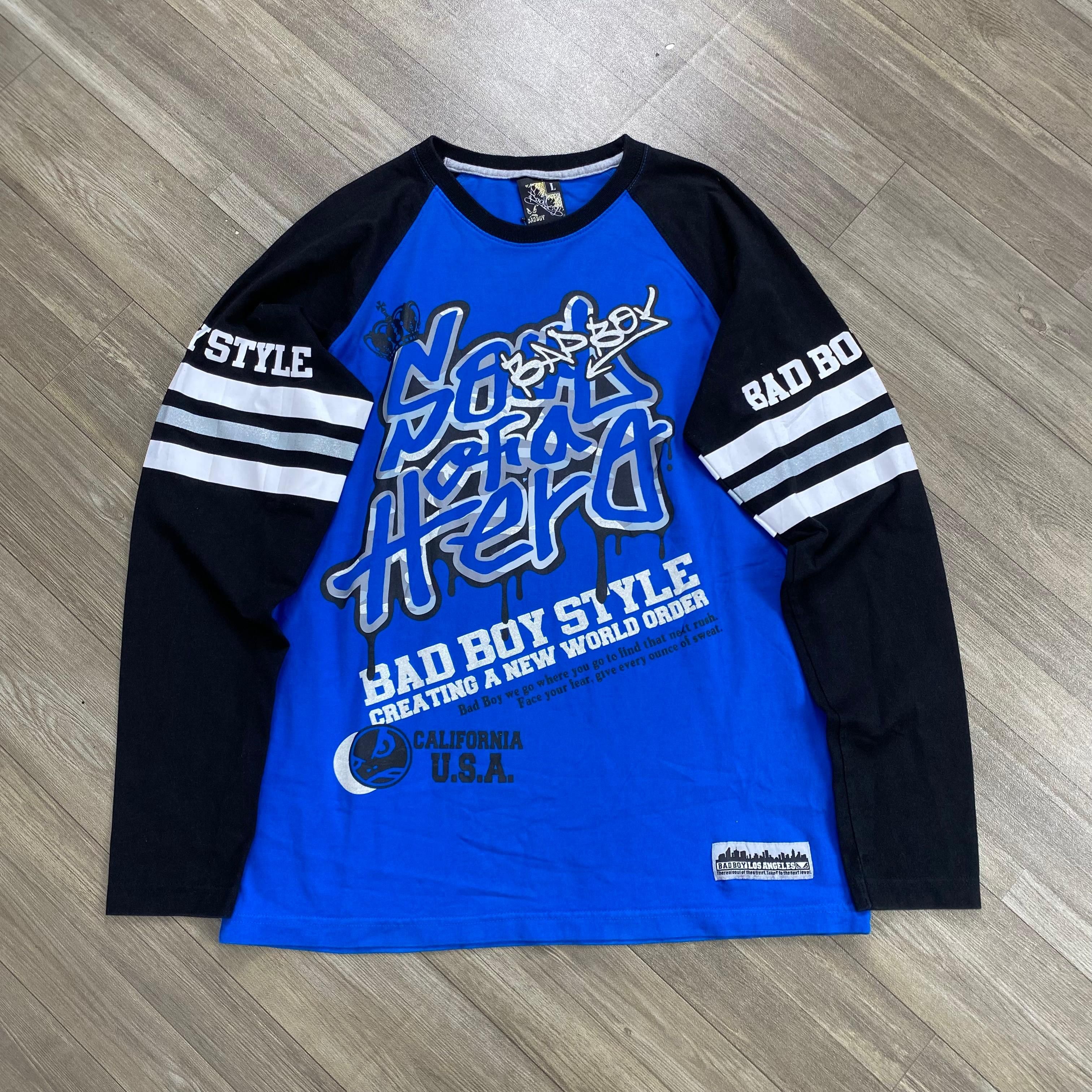 Japanese Brand Y2K❤️‍🔥2000s Badboy Kmrii Le Grande Bleu Style Longsleeve Size US M / EU 48-50 / 2 - 1 Thumbnail