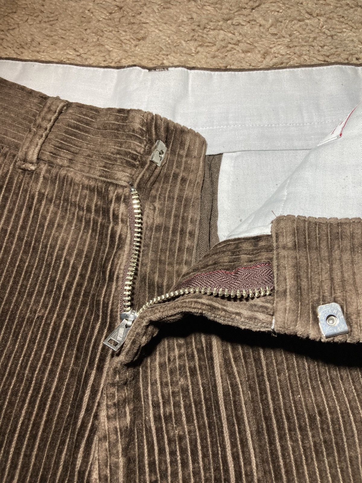 DELUXE 2003 Deluxe Brown Corduroy Small Japanese Straight 2000s DLX Size US 30 / EU 46 - 3 Thumbnail