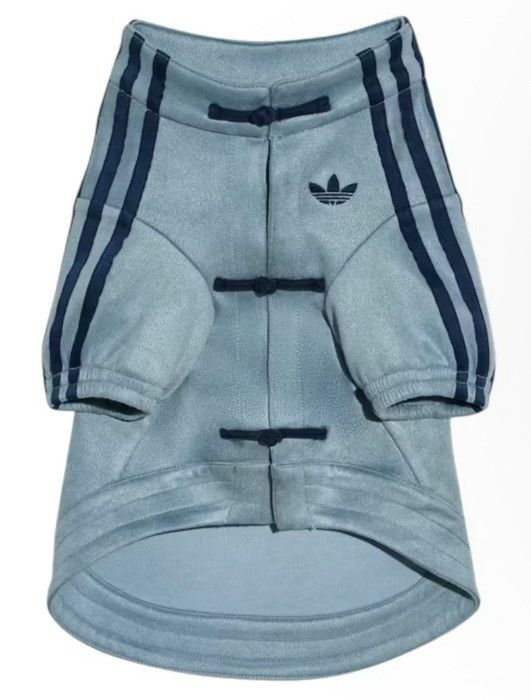 Adidas Adidas Pet CTT Chinese Style Soft Track Top Blue size M Size ONE SIZE - 4 Thumbnail