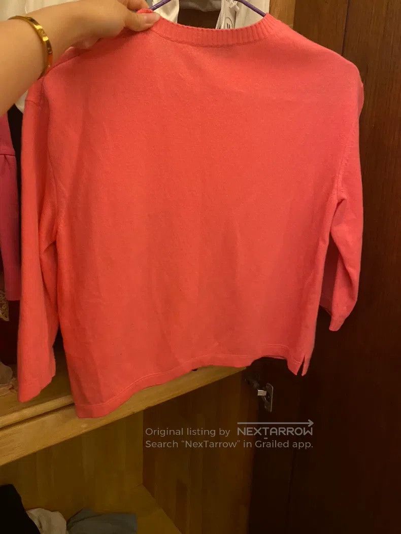 Valentino Valentino Main thread pink lipstick pattern knitted thinly Size S / US 4 / IT 40 - 5 Thumbnail