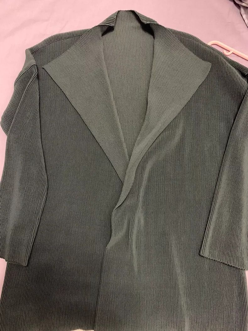 Other Issey Miyake Black knitted coat Size L / US 10 / IT 46 - 4 Thumbnail