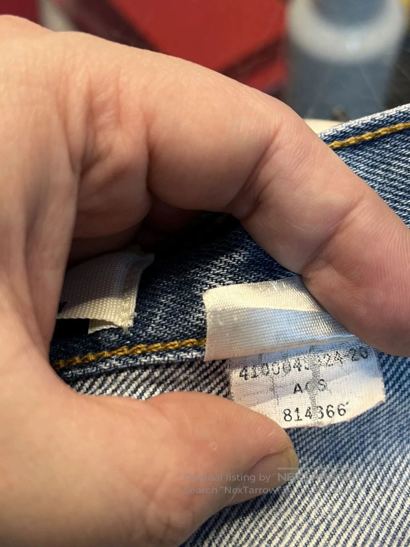 Levi's Vintage Levi's 501 Washed Blue Jeans 36. Size US 36 / EU 52 - 5 Thumbnail