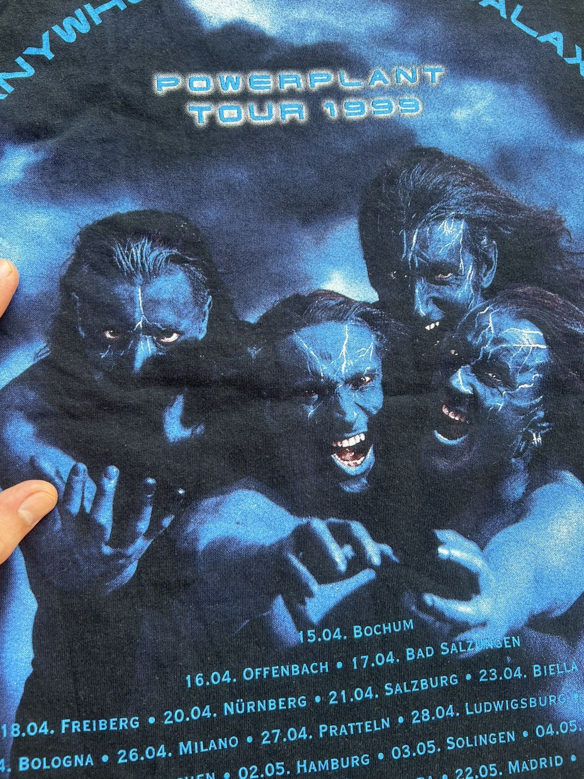 Band Tees × Vintage Vintage 90's Gammaray 1999 T-Shirt Tour Concert Size US L / EU 52-54 / 3 - 10 Thumbnail