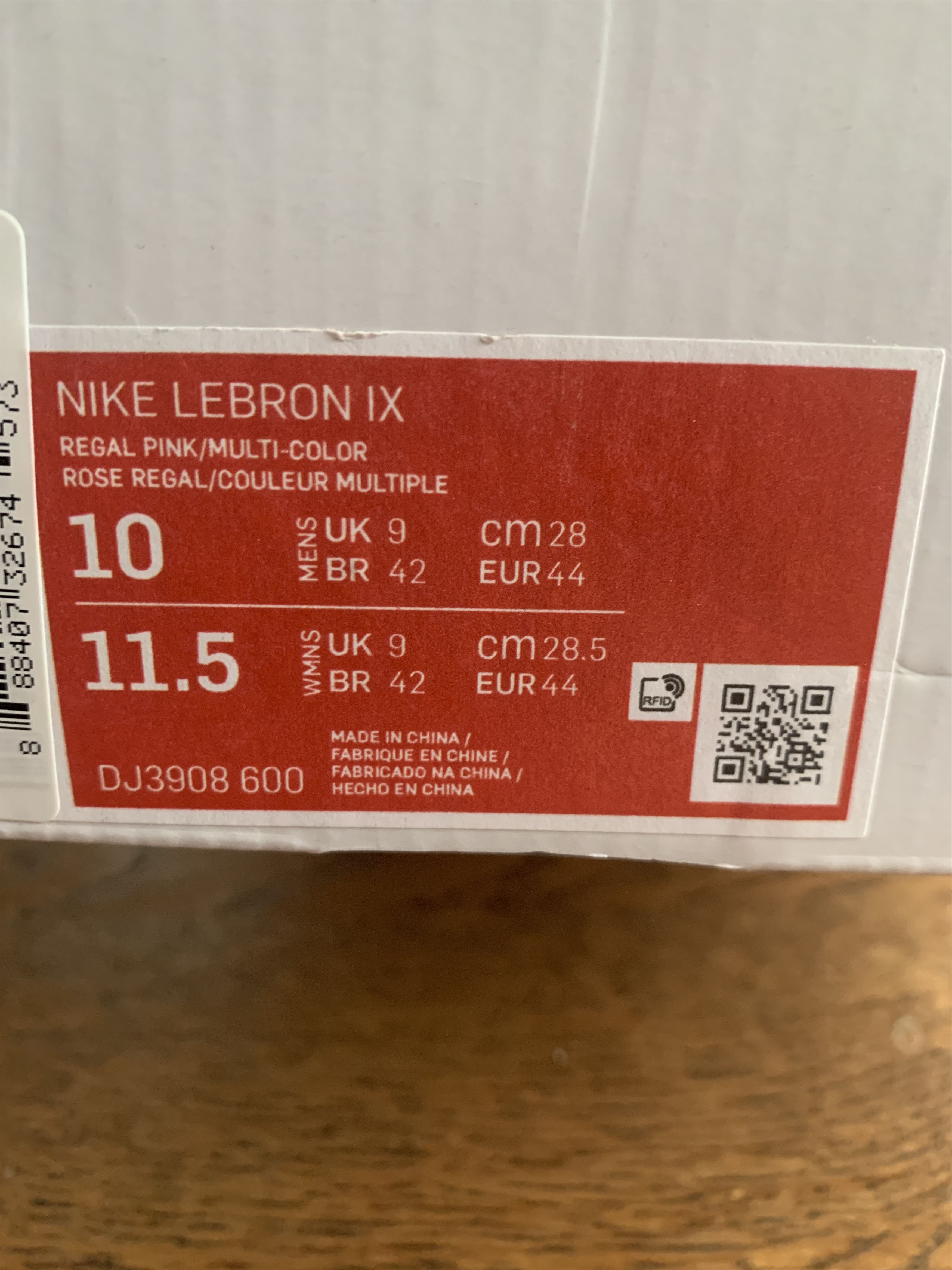 Nike NIKE LEBRON IX 10 US sneakers new 100% authentiques NO BOX Size US 10 / EU 43 - 10 Thumbnail