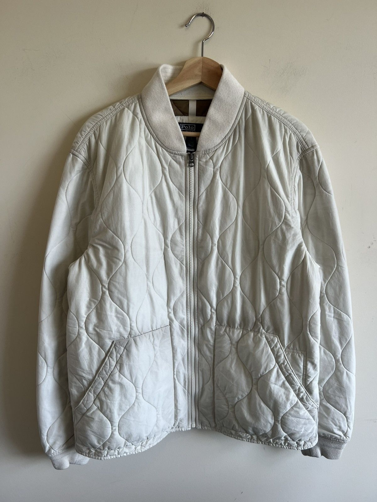 RRL Ralph Lauren Vintage Polo Ralph Lauren Quilted Bomber Jacket RRL Military Size US L / EU 52-54 / 3 - 1 Thumbnail