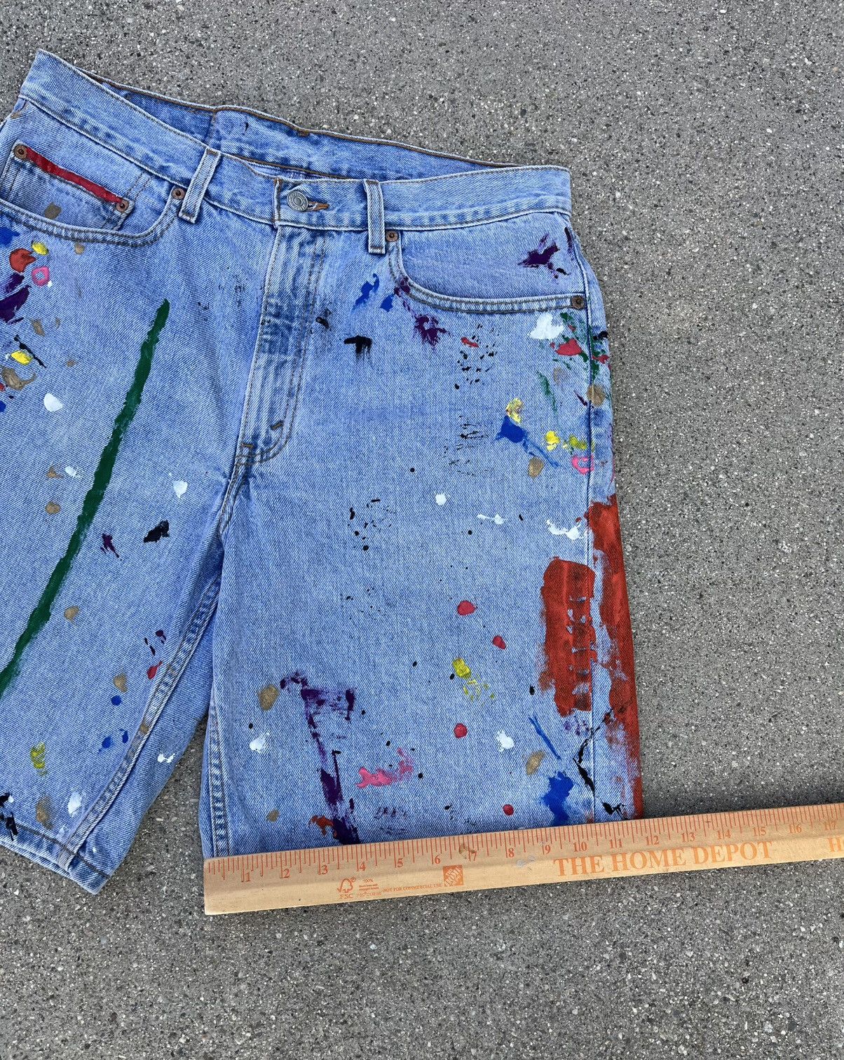 Levi's × Vintage Vintage Levi’s 550 Jean Shorts Relaxed Fit 2001 Jorts Size US 33 - 6 Thumbnail