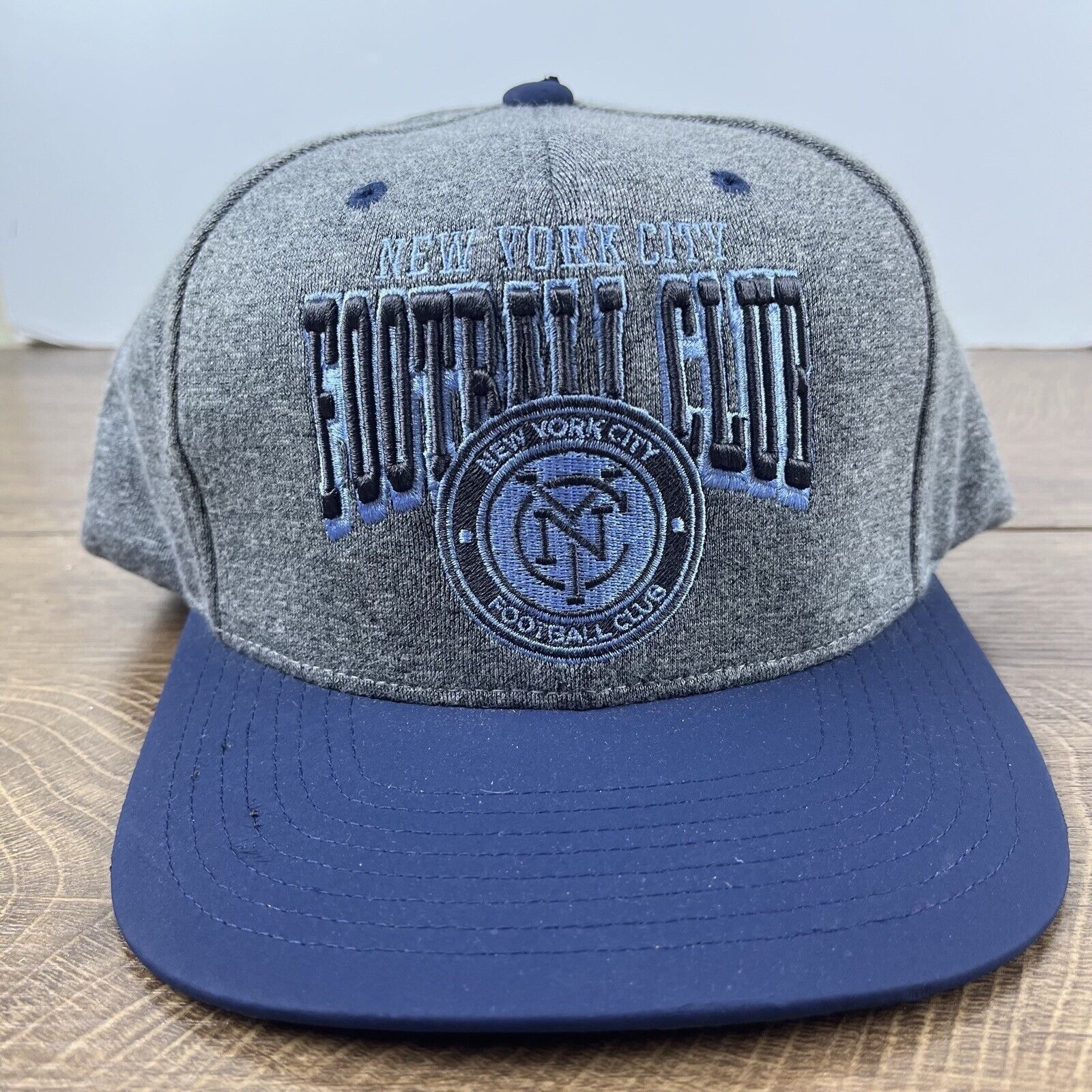 Mitchell & Ness New York City FC Hat Mitchell & Ness Hat Gray Cap Adjustable Size ONE SIZE - 2 Thumbnail