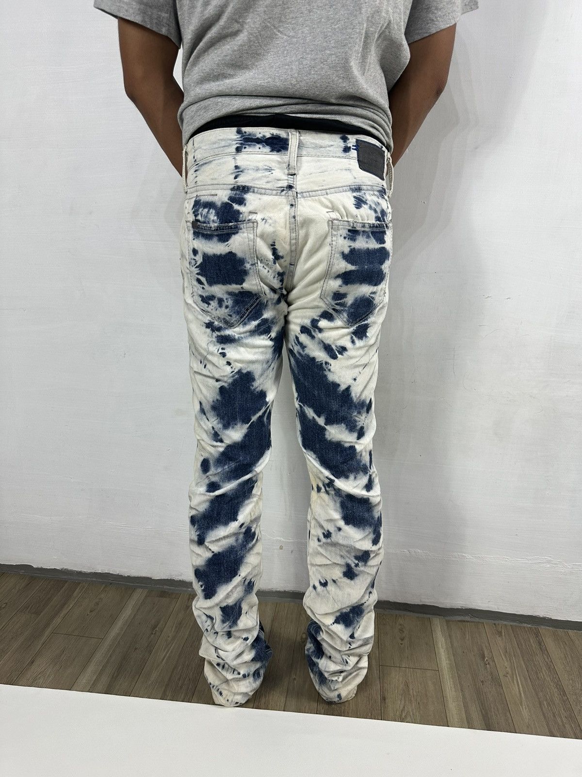 Japanese Brand Civarize Acid Wash Skinny Jeans Pants Size US 29 - 22 Thumbnail