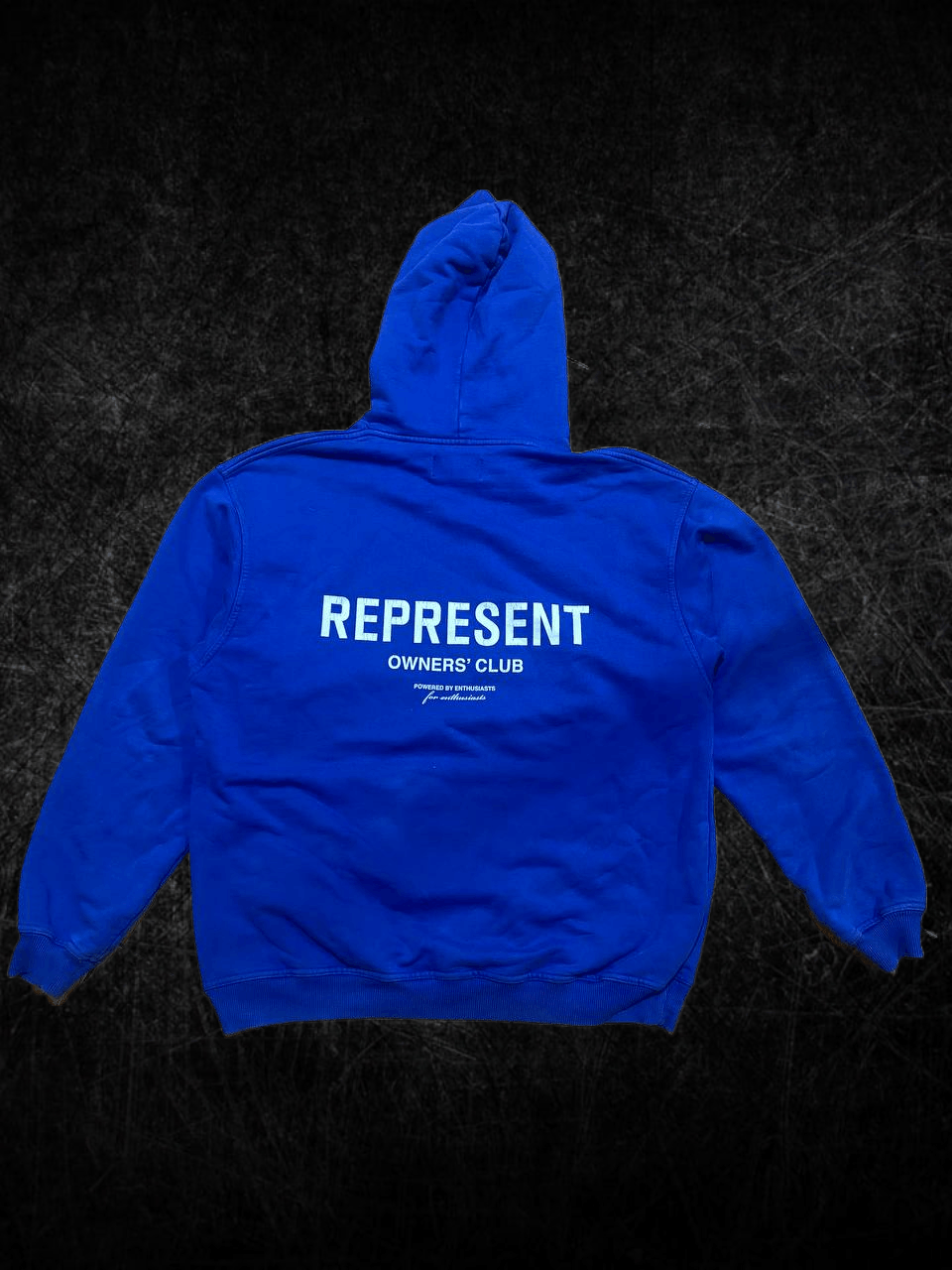 Represent Clo. Represent Mens Owners Club Blue Hoodie big logo Size US L / EU 52-54 / 3 - 1 Thumbnail