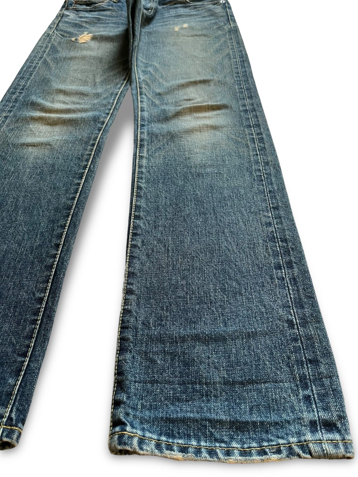 Japanese Brand Japanese Brand selvedge mud wash jeans Size US 31 - 8 Thumbnail