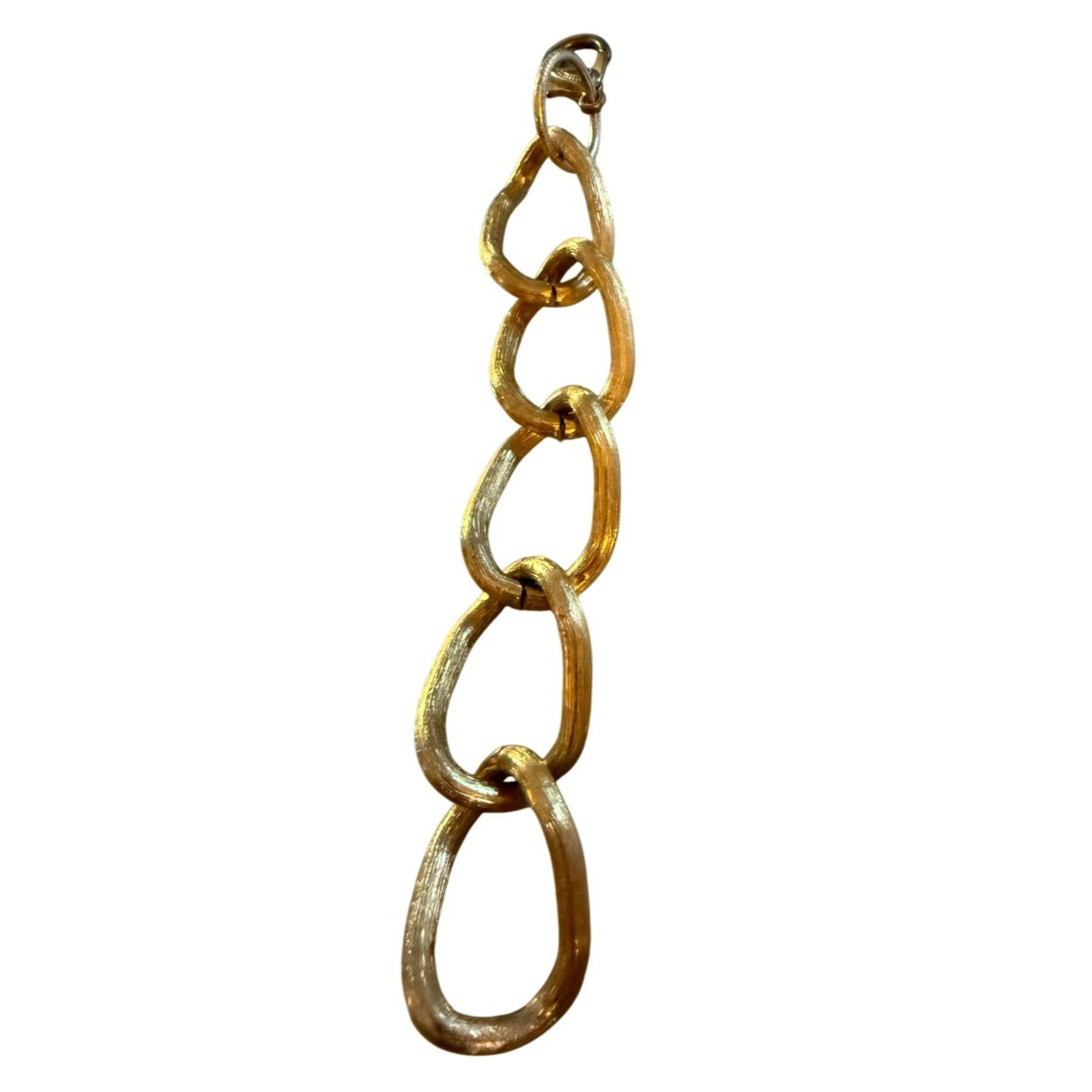 Other Vintage Classic Gold-Tone Textured Chain Link Bracelet Women Size ONE SIZE - 2 Thumbnail