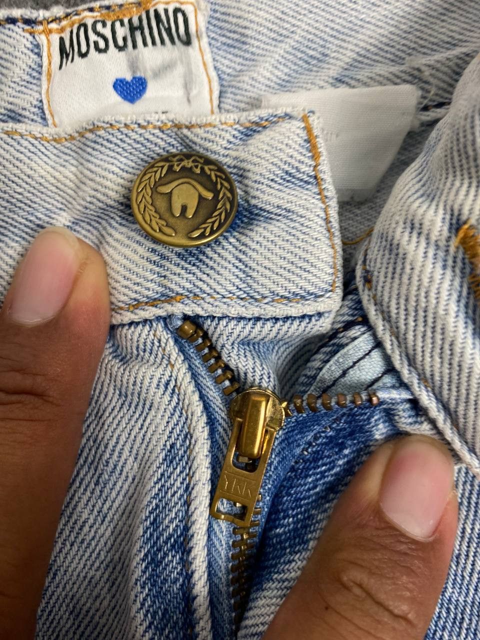 Moschino vintage moschino distressed denim made in italy Size US 27 - 8 Thumbnail