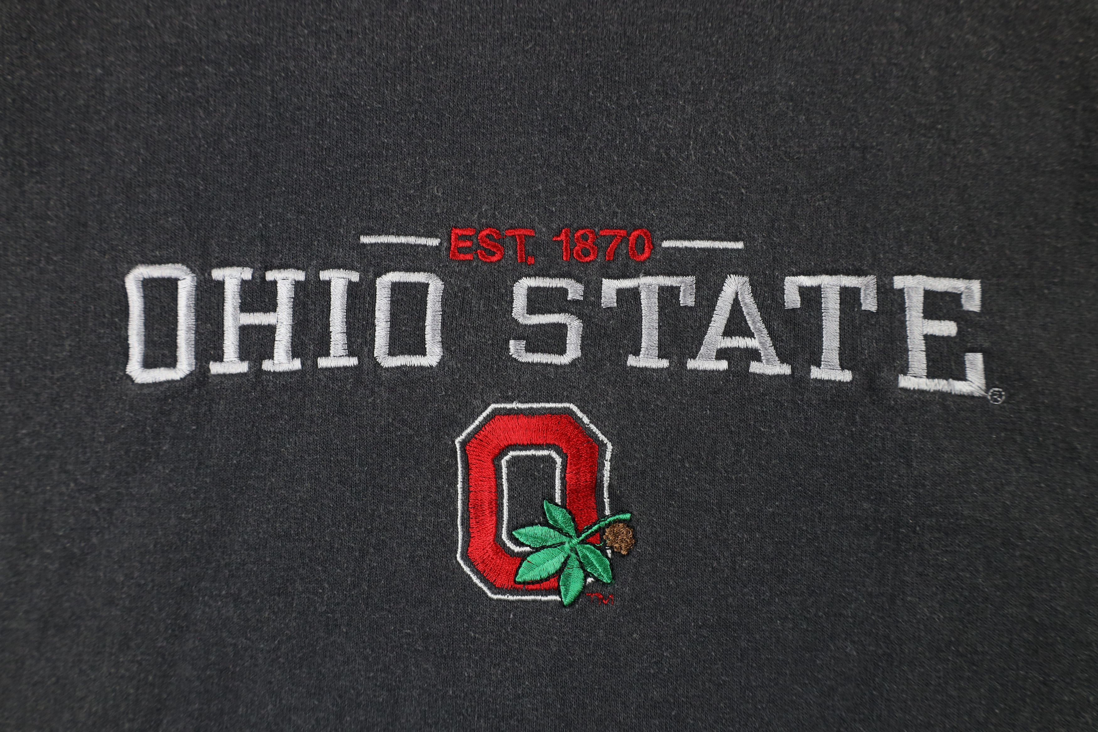 Vintage Vintage 90s Spell Ohio State University Crewneck Sweatshirt Size US XXL / EU 58 / 5 - 4 Thumbnail