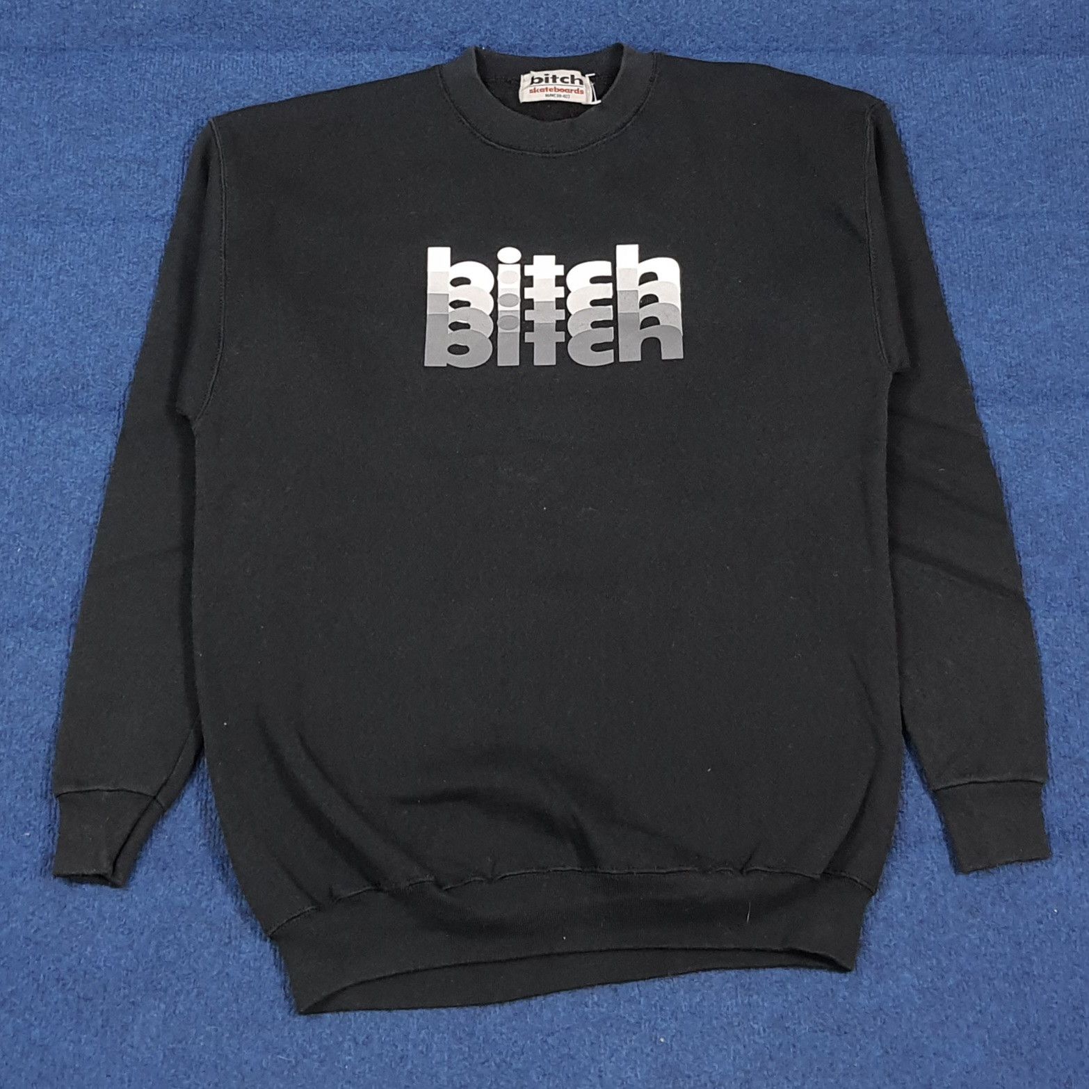 Vintage Vintage Bitch Skateboards Streetwear Sweatshirt C298N5 Size US S / EU 44-46 / 1 - 1 Thumbnail