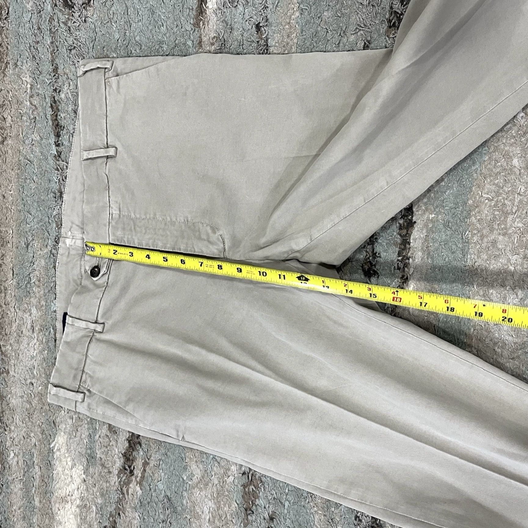 Peter Millar Peter Millar Chino Pants Men 36 x 22 5-Pocket Gray Stretch Mois ture Wicking Breathable Classic Tapered Size US 36 / EU 52 - 5 Thumbnail