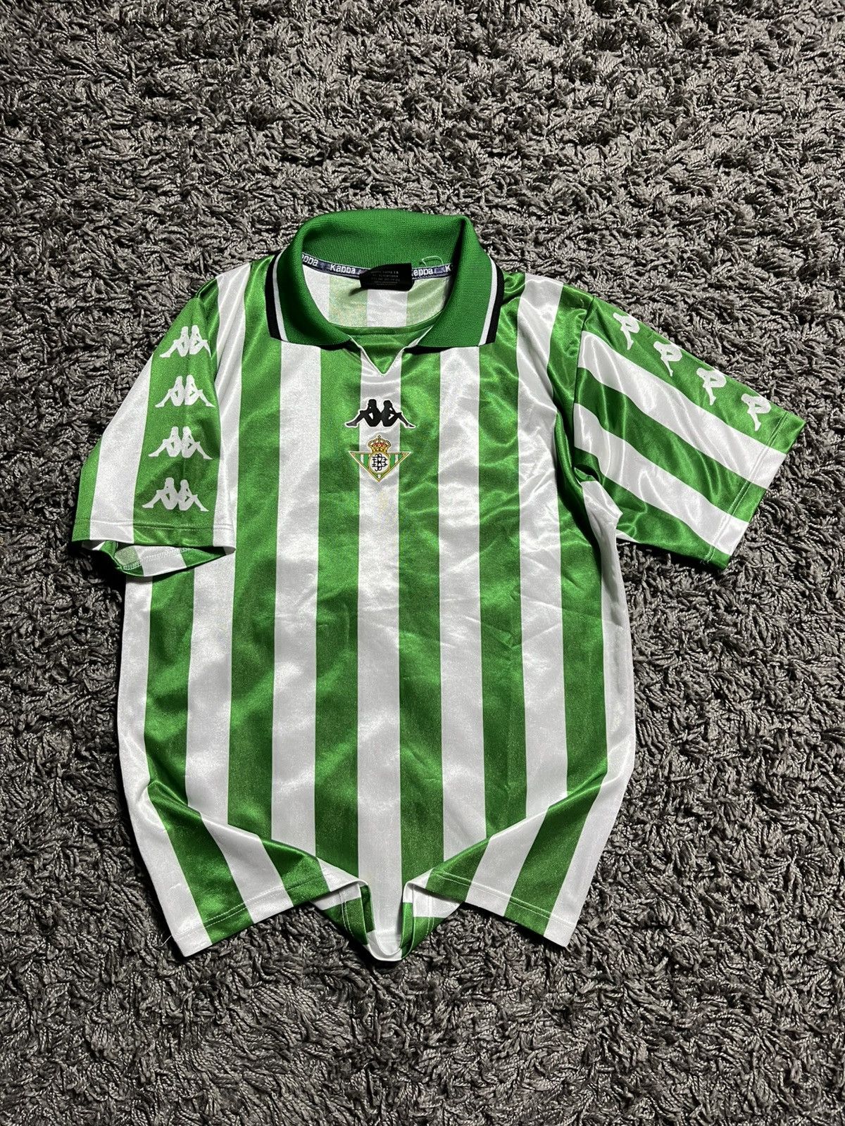 Kappa KAPPA REAL BETIS 1999/2000 HOME FOOTBALL JERSEY Size US XS / EU 42 / 0 - 1 Thumbnail