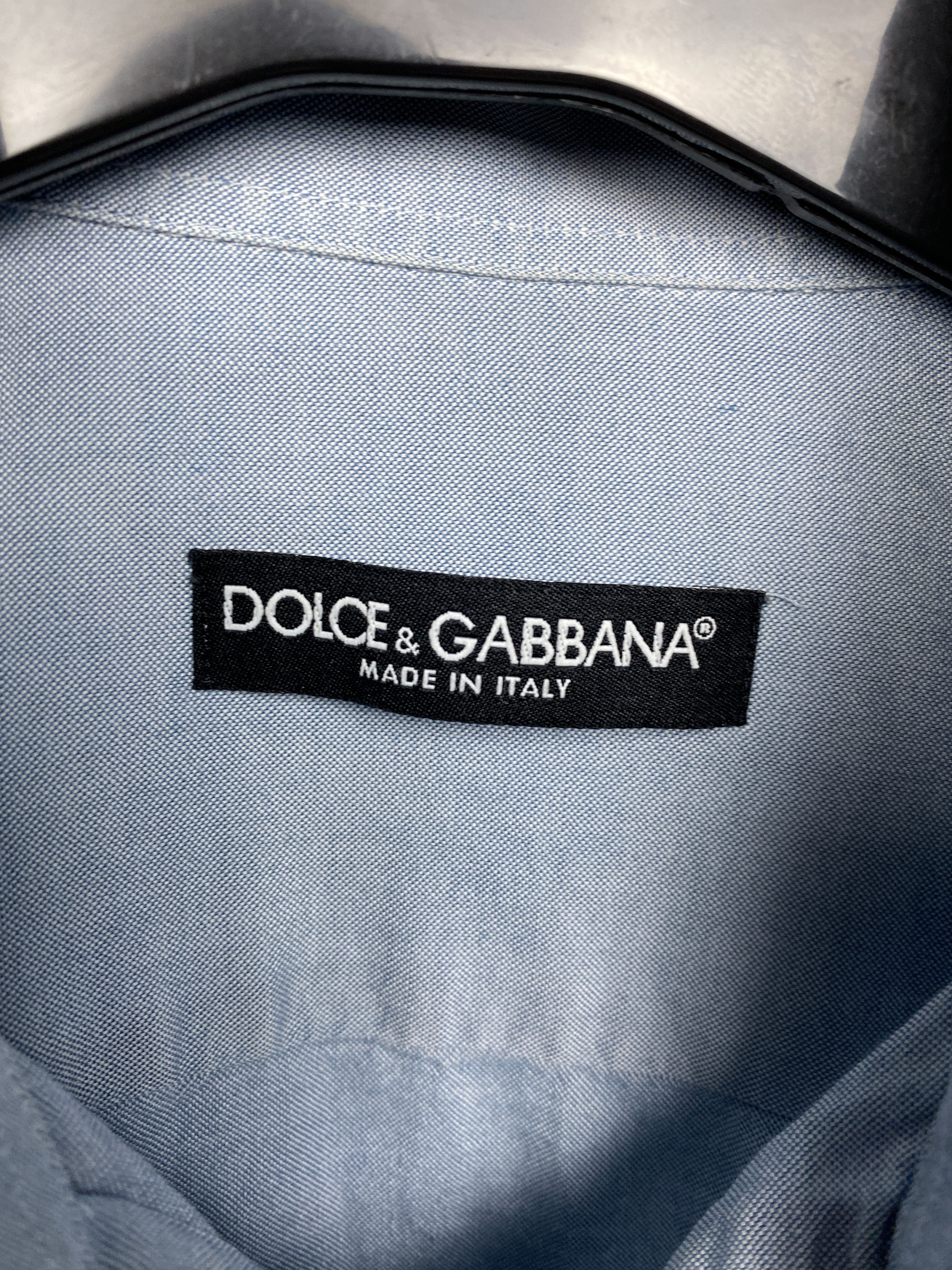 Dolce & Gabbana Dolce & Gabbana Vintage Mens Long Sleeve Shirt Size US M / EU 48-50 / 2 - 3 Thumbnail