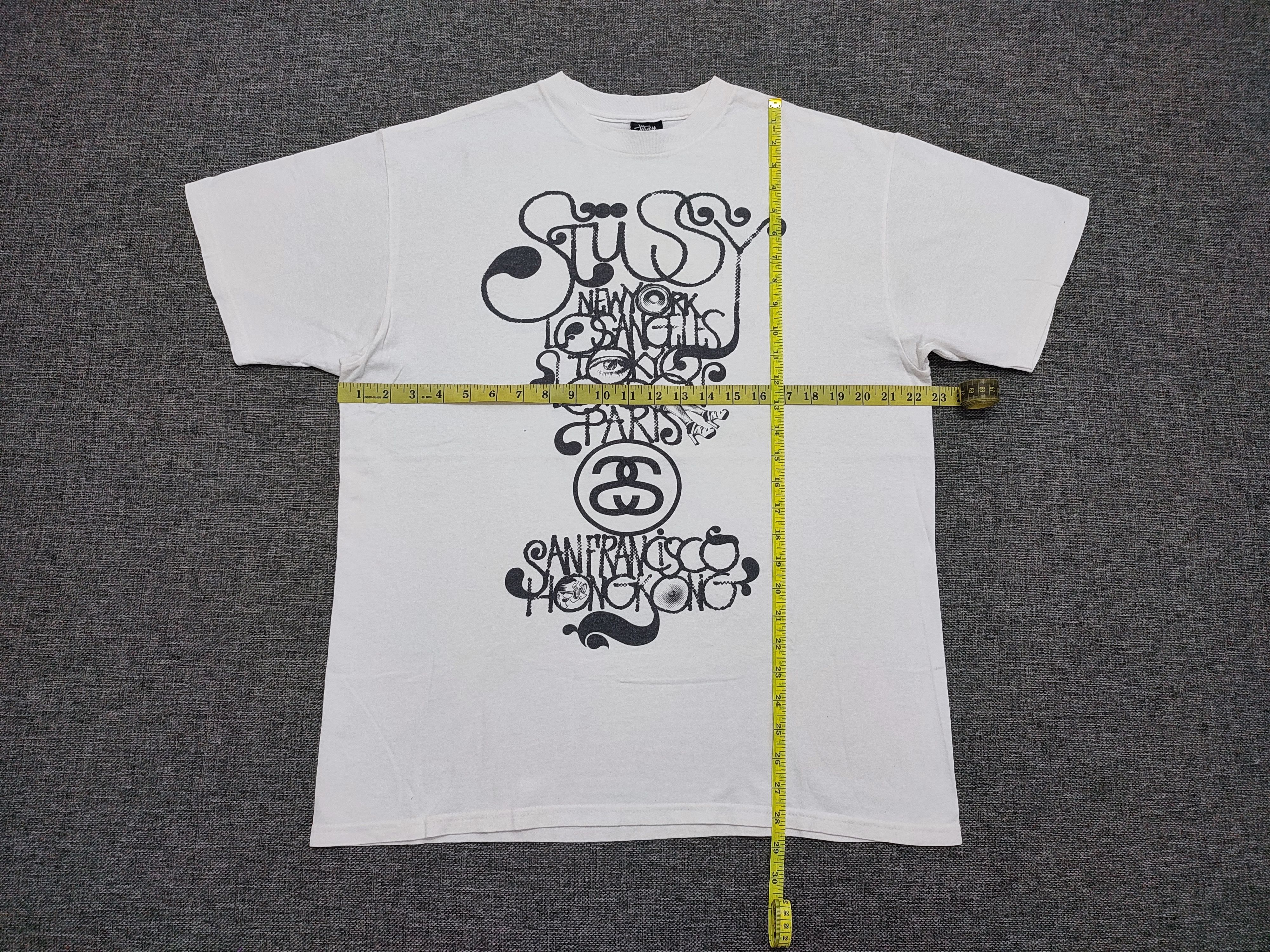 Stussy × Vintage Stussy x Brent Rollins World Tour Tee Size US L / EU 52-54 / 3 - 3 Thumbnail