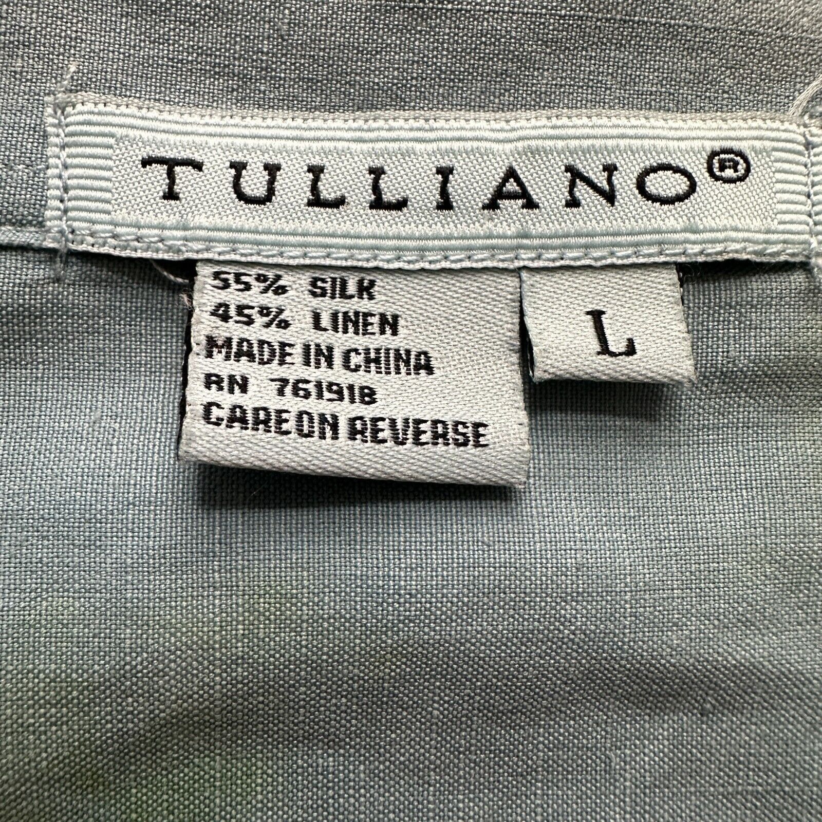 The Unbranded Brand Tulliano Paint Splatter Shirt Mens Large Silk Button Up Size US L / EU 52-54 / 3 - 6 Thumbnail
