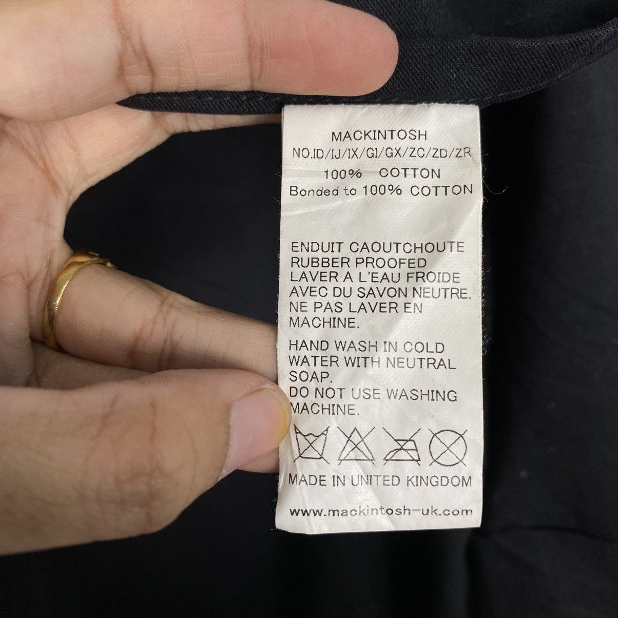 Mackintosh 📌Vintage Wax Long Jacket Chore Mackintosh Size US XXS / EU 40 - 20 Thumbnail