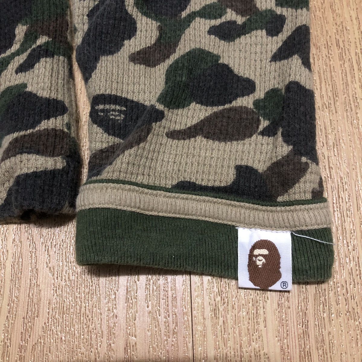 Bape 1st Camo Thermal Long Sleeve Tee Size US S / EU 44-46 / 1 - 6 Thumbnail