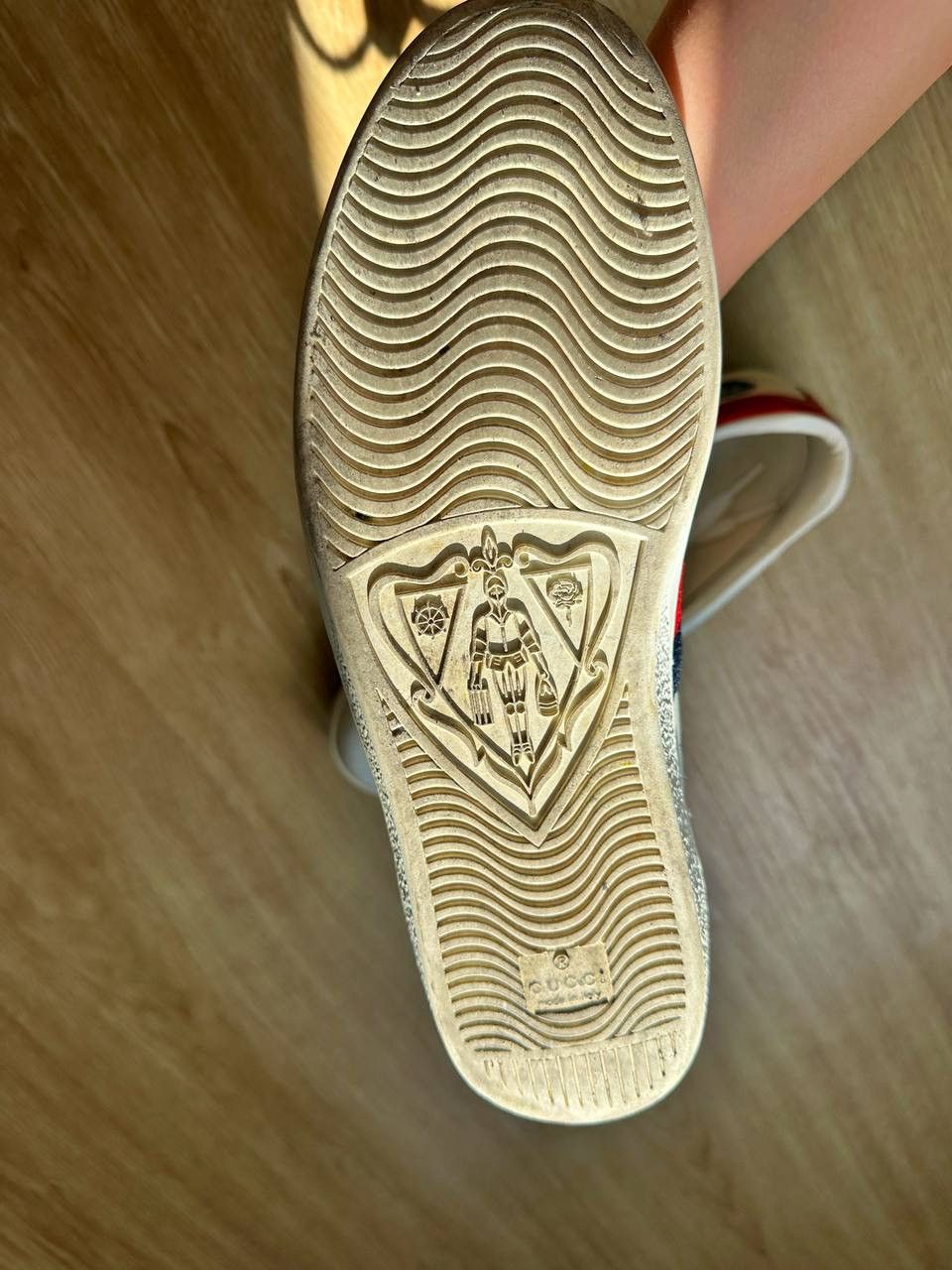 Gucci Gucci Ace Leather Wolf Size US 8.5 / EU 41-42 - 6 Thumbnail