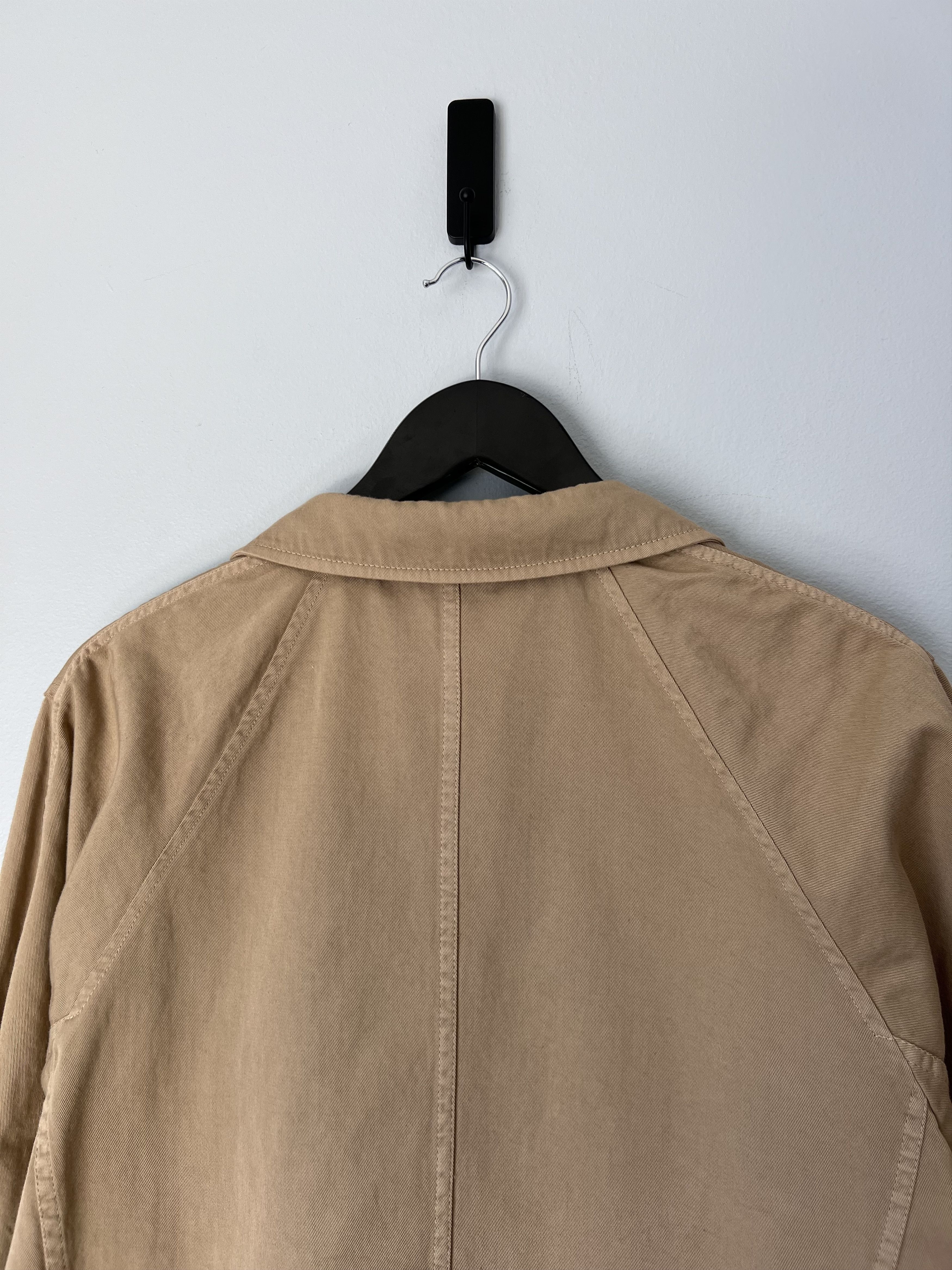 Dries Van Noten Dries Van Noten Bramptons Twill Jacket in Beige Size US M / EU 48-50 / 2 - 6 Thumbnail