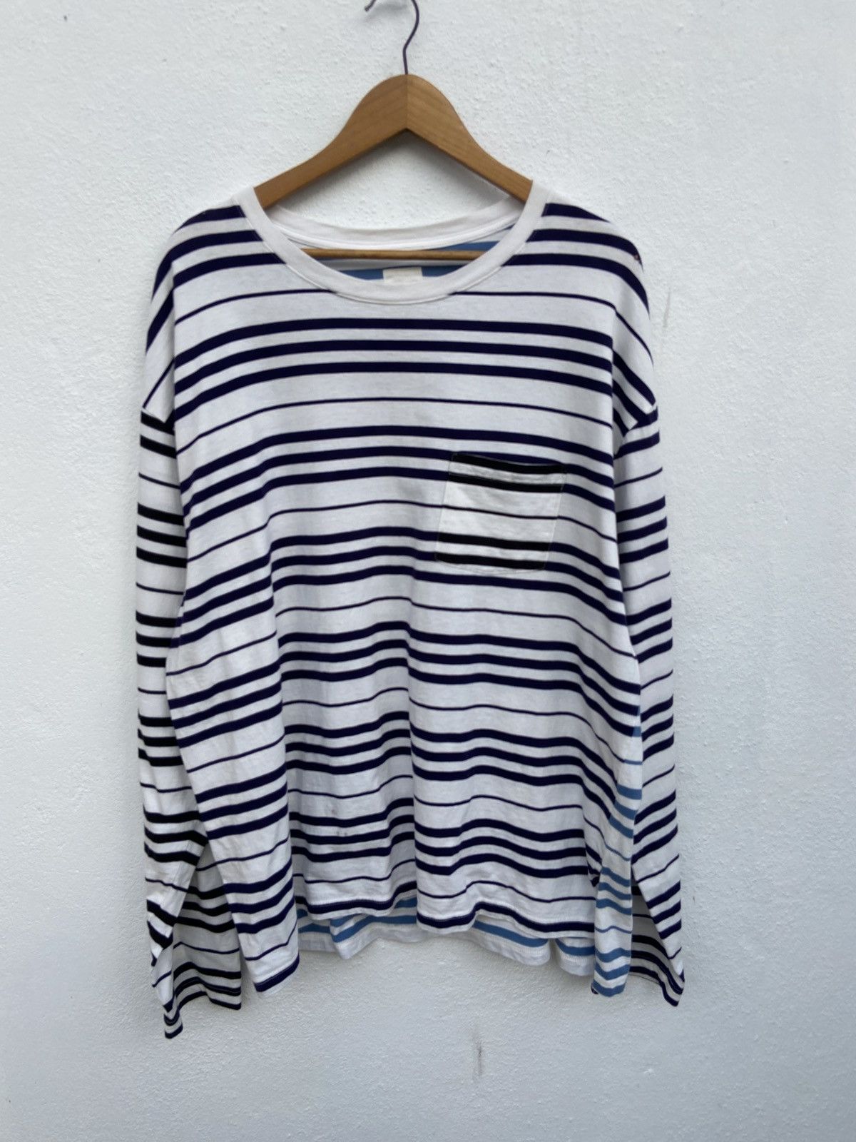 Japanese Brand Yesterday Tomorrow t shirt stripes long sleeve Size US XL / EU 56 / 4 - 1 Thumbnail