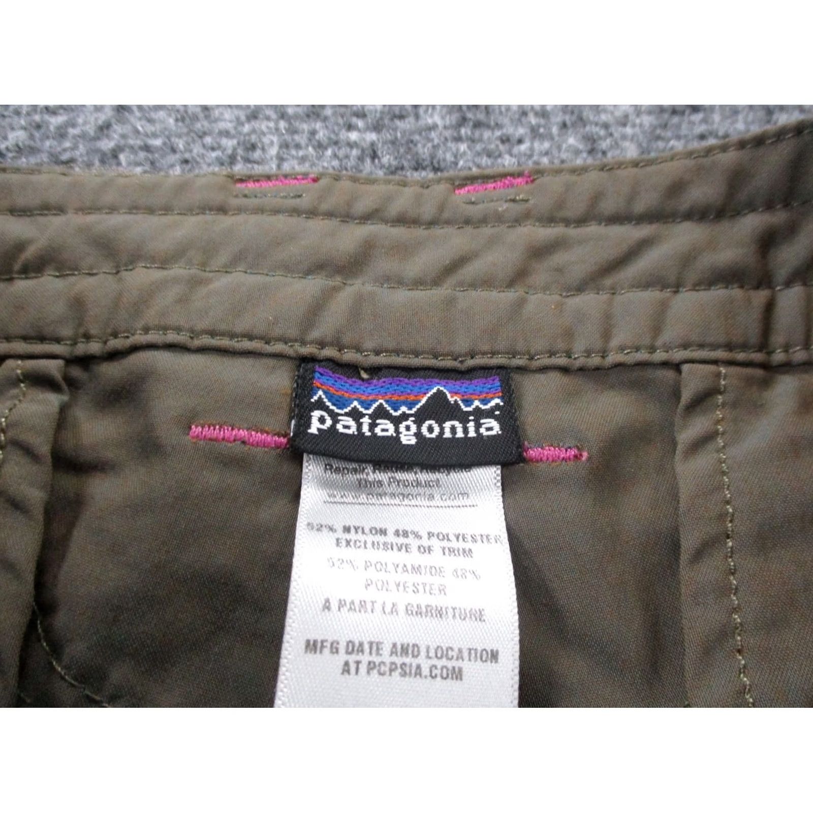 Patagonia Patagonia Pants Womens 8 Brown Nylon Quandary Performance Outdoor Hiking Cargo Straight Leg 8 Brown Womens Pants Size 30" / US 8 / IT 44 - 7 Thumbnail