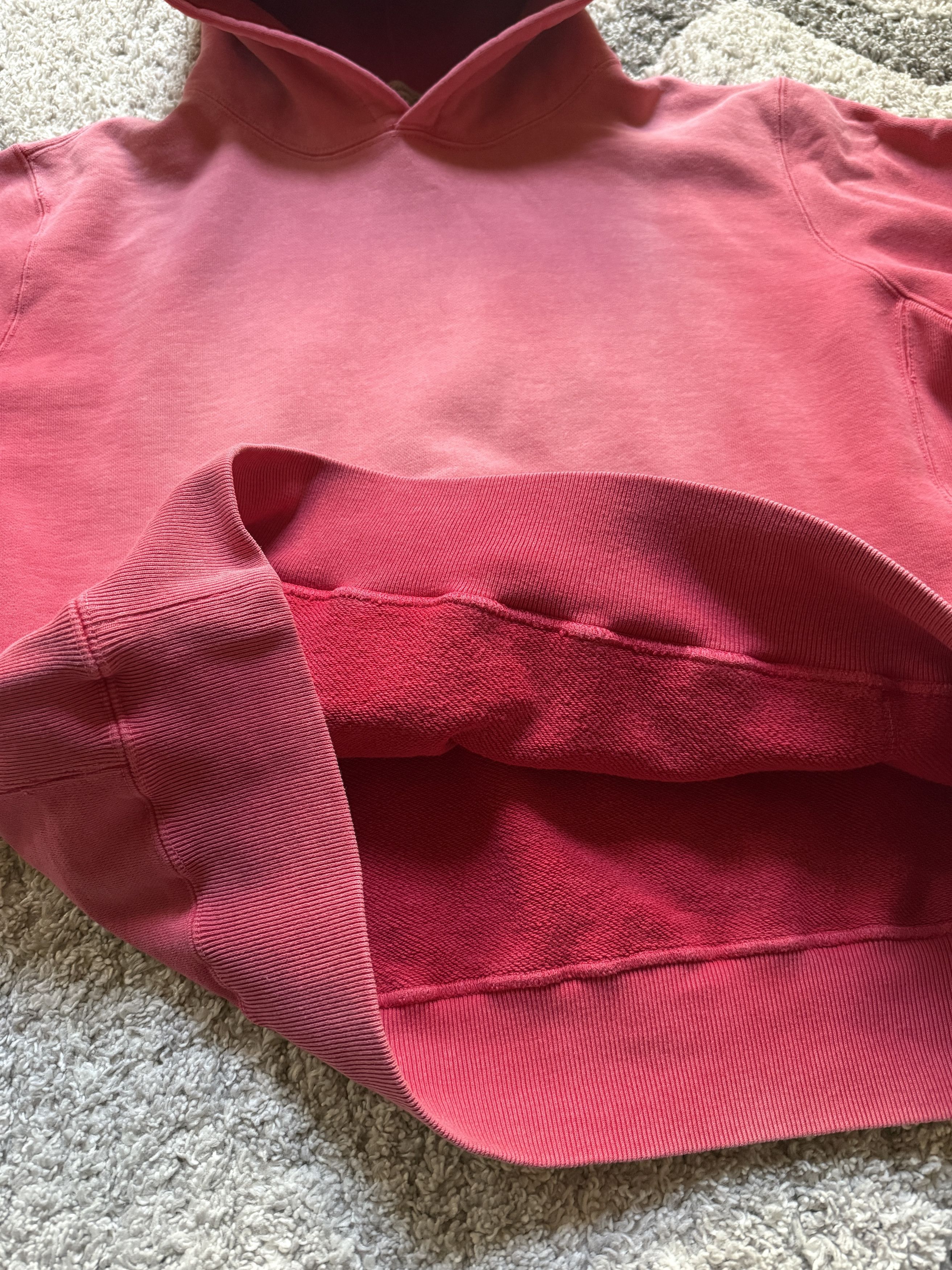 Japanese Brand × Remi Relief × Vintage Remi Relief Vintage Processed Hoodie Faded Red Size US S / EU 44-46 / 1 - 4 Thumbnail