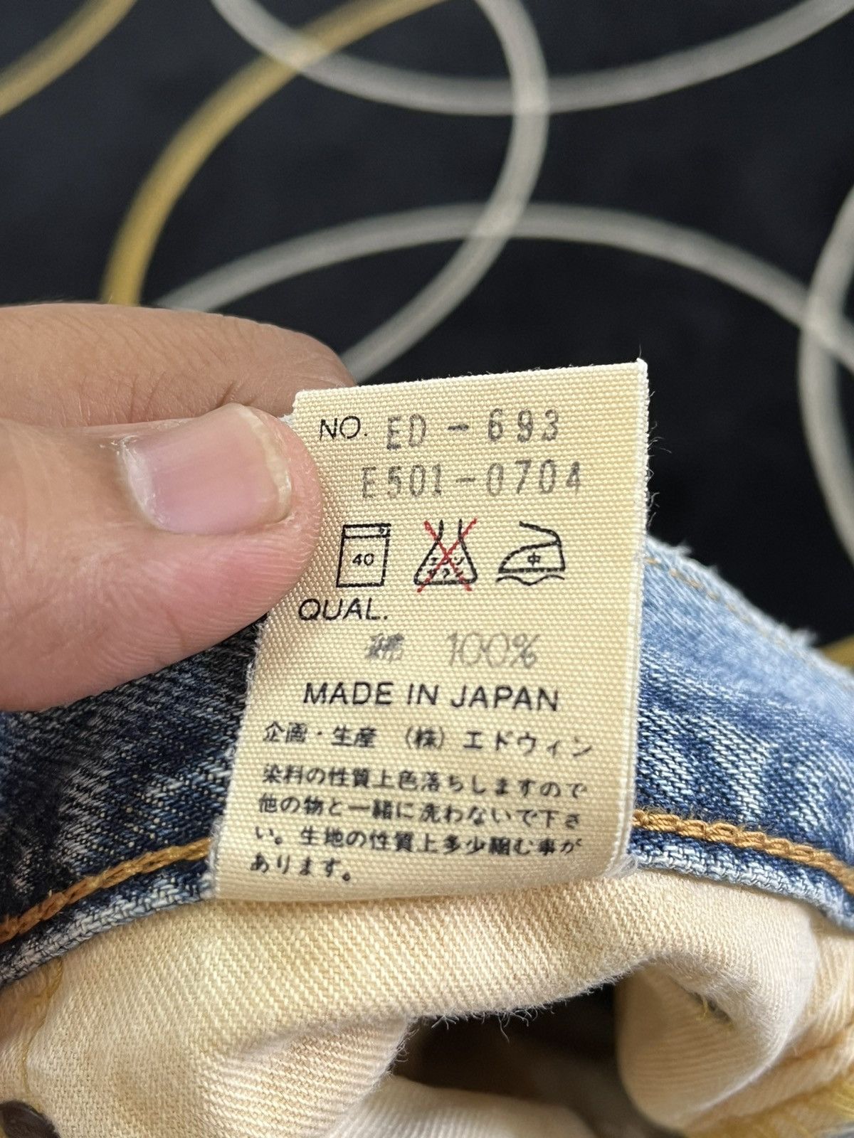 Edwin × Vintage Vintage Edwin 505x Selvedge Cut Off Shorts Denim Size US 30 / EU 46 - 11 Thumbnail